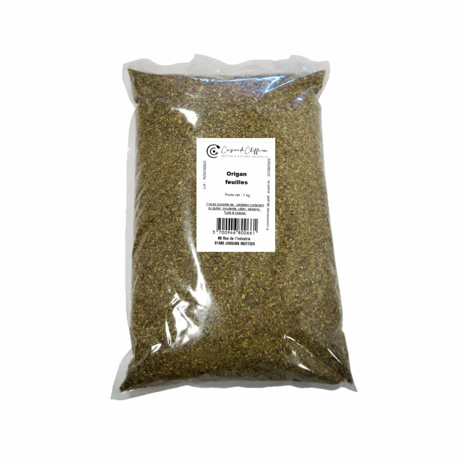Cuisine de Cheffe.com - Origan entier - Sachet 1kg