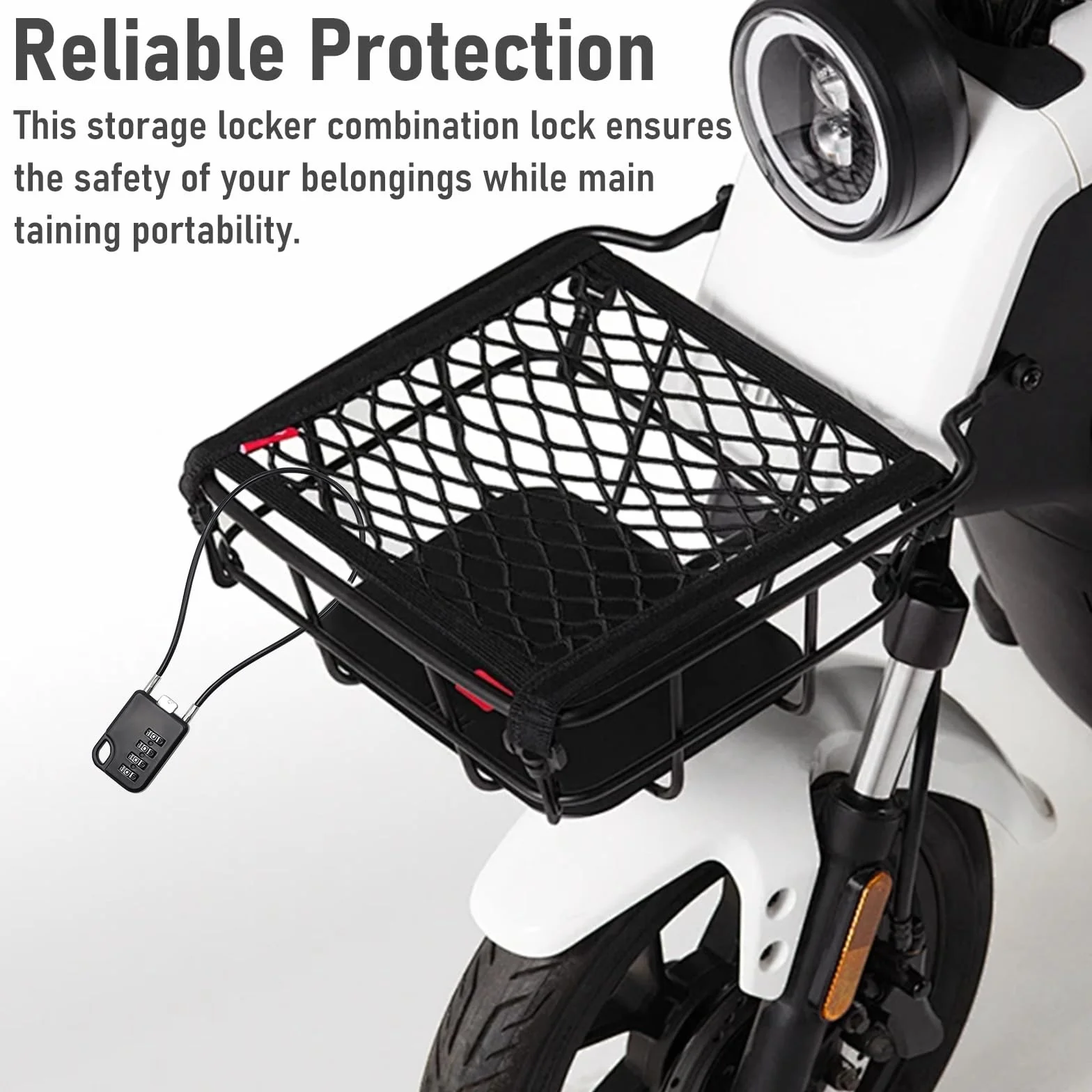 Cadenas à Code 4 Chiffres avec Câble 30 cm Haute Sécurité pour Valises Bagages
