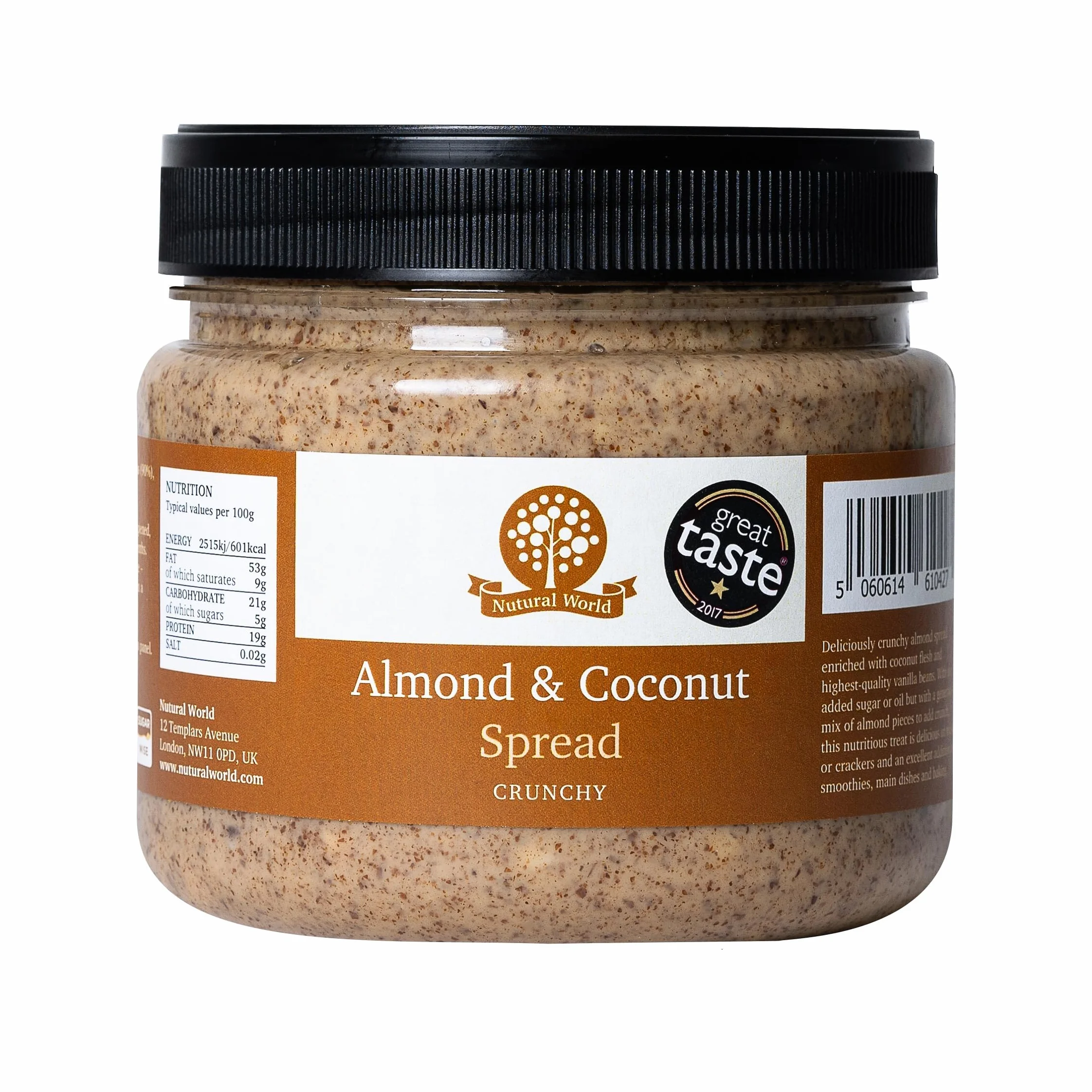 Nutural World - Pâte croustillante à l'Amande et Noix de coco (1kg)