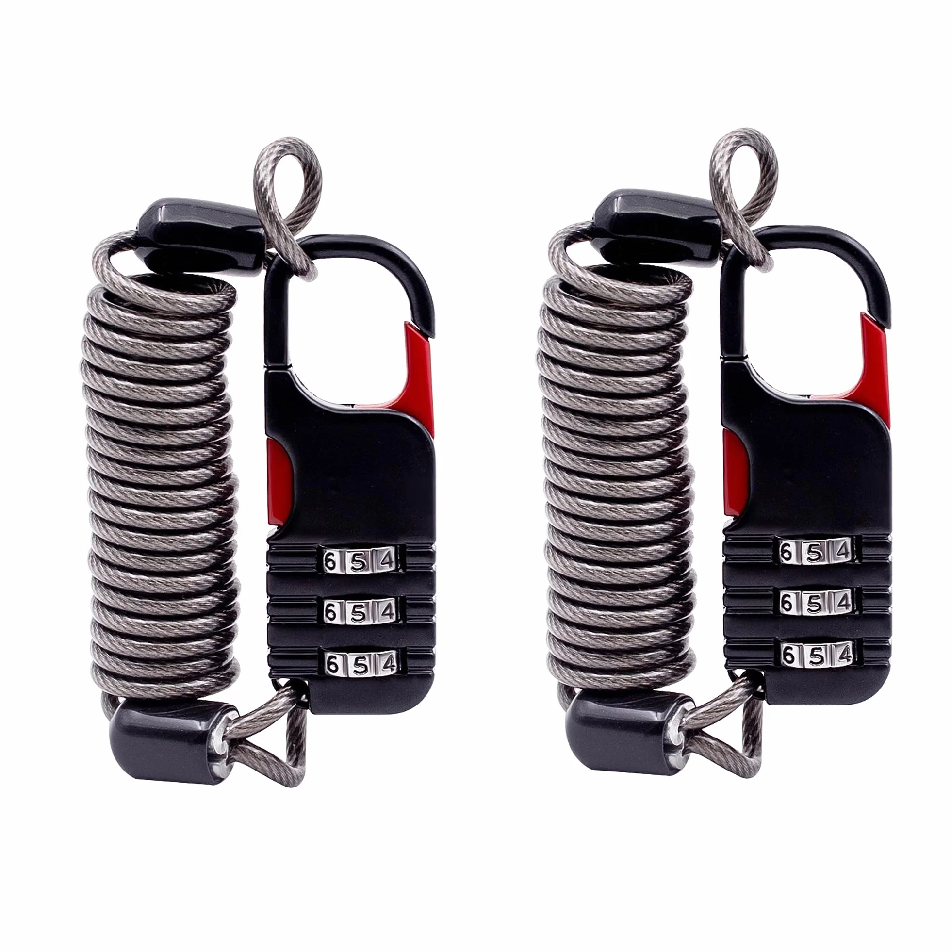 Cadenas à combinaison avec câble rétractable 91 cm antivol bagages voyage