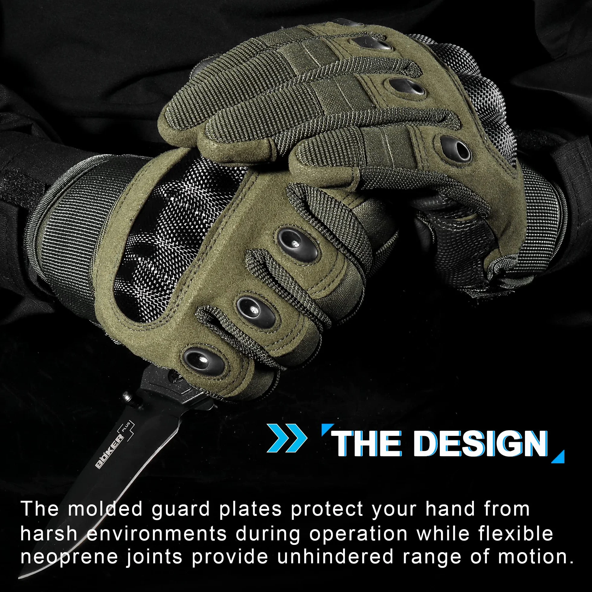 WTACTFUL Gants de Moto Airsoft Course Cyclisme ATV BMX Alpinisme Chasse Randonnée