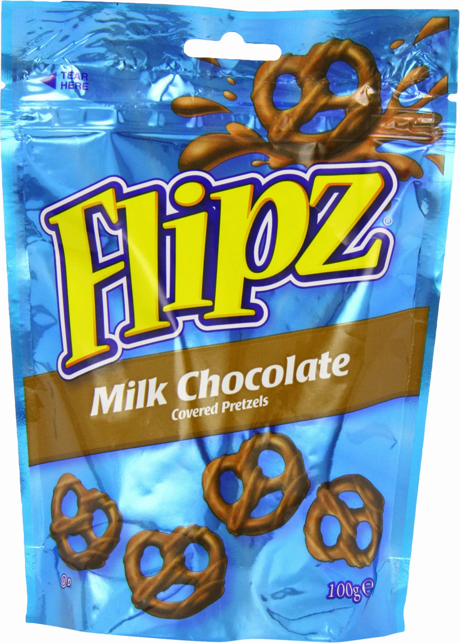 Bretzels enrobés de chocolat au lait DEMET'S 100 g (paquet de 4)