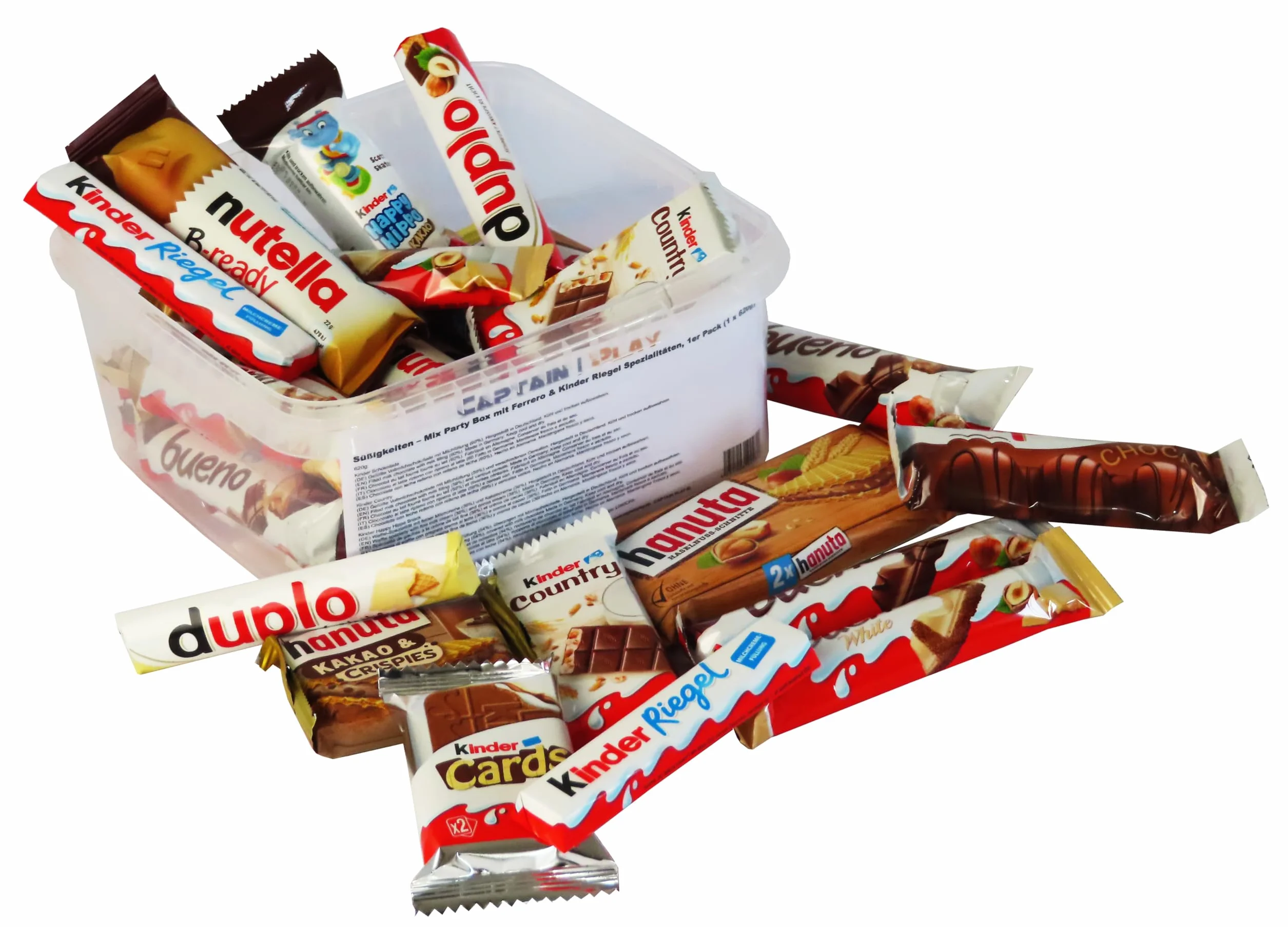 Boîte Spéciale avec Chocolat Ferrero Kinder, Bueno & Duplo Spécialités 620g