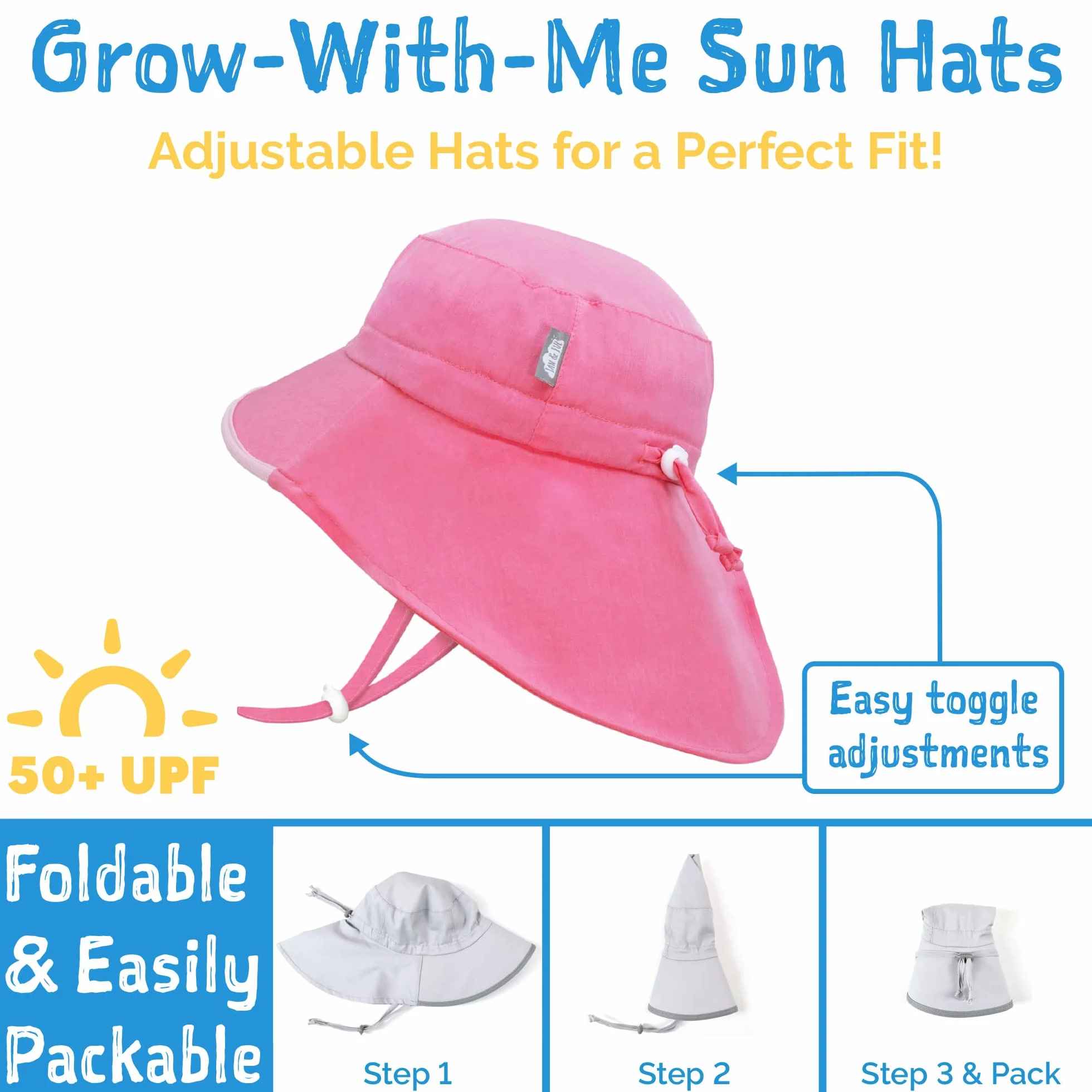 Jan & Jul Water-Repellent Sun-Hat 50+ UPF Wide Brim