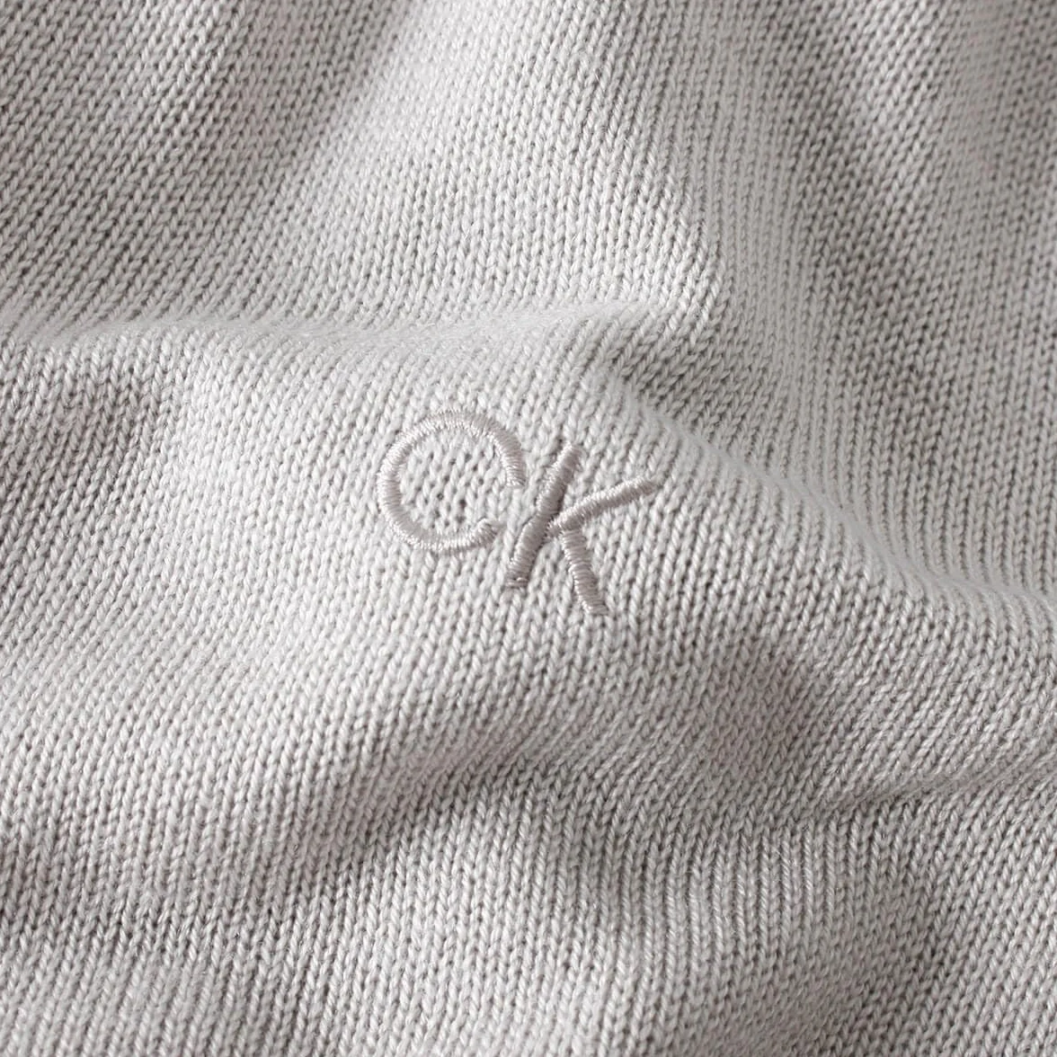 Calvin Klein Pull à col en V en Coton Doux pour Homme