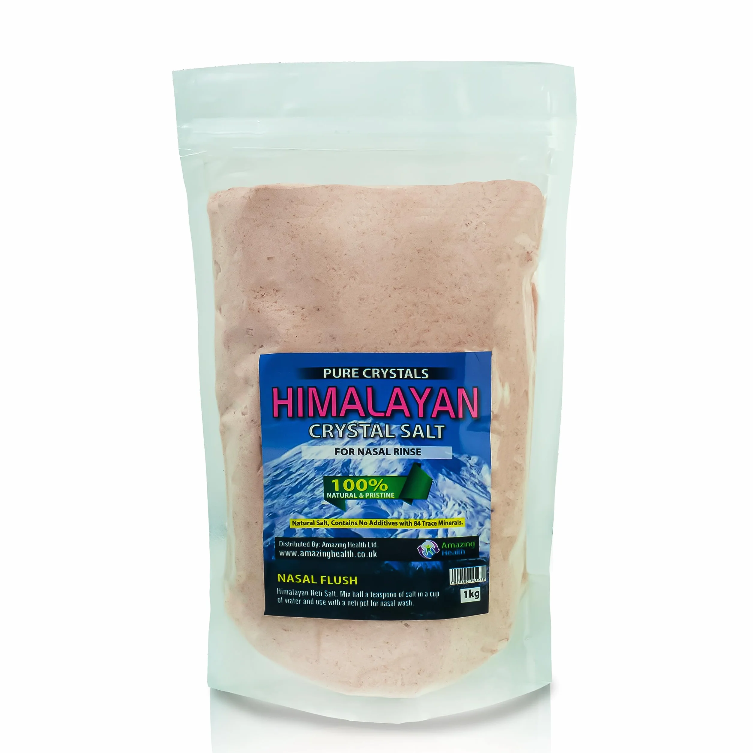 Amazing Health® Neti Sel naturel de l'Himalaya 1 kg