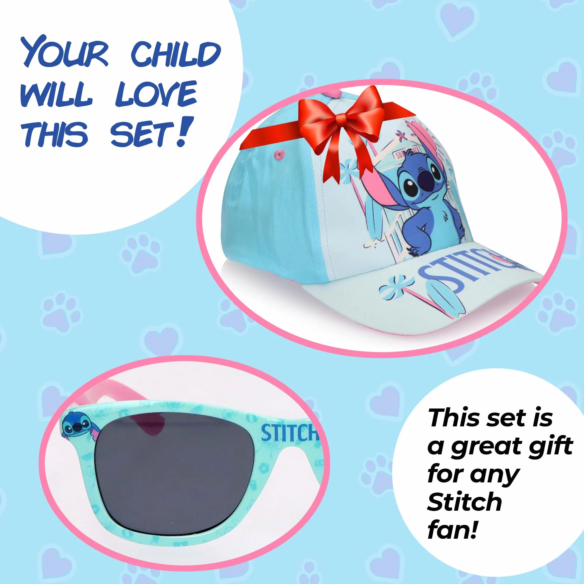 Set Casquette et Lunettes de Soleil Enfant 5-12 Ans Protection UV400 Catégorie 3