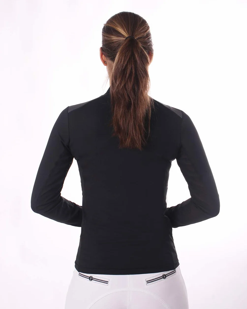 QHP Polo équitation Manches Longues Fille Utah