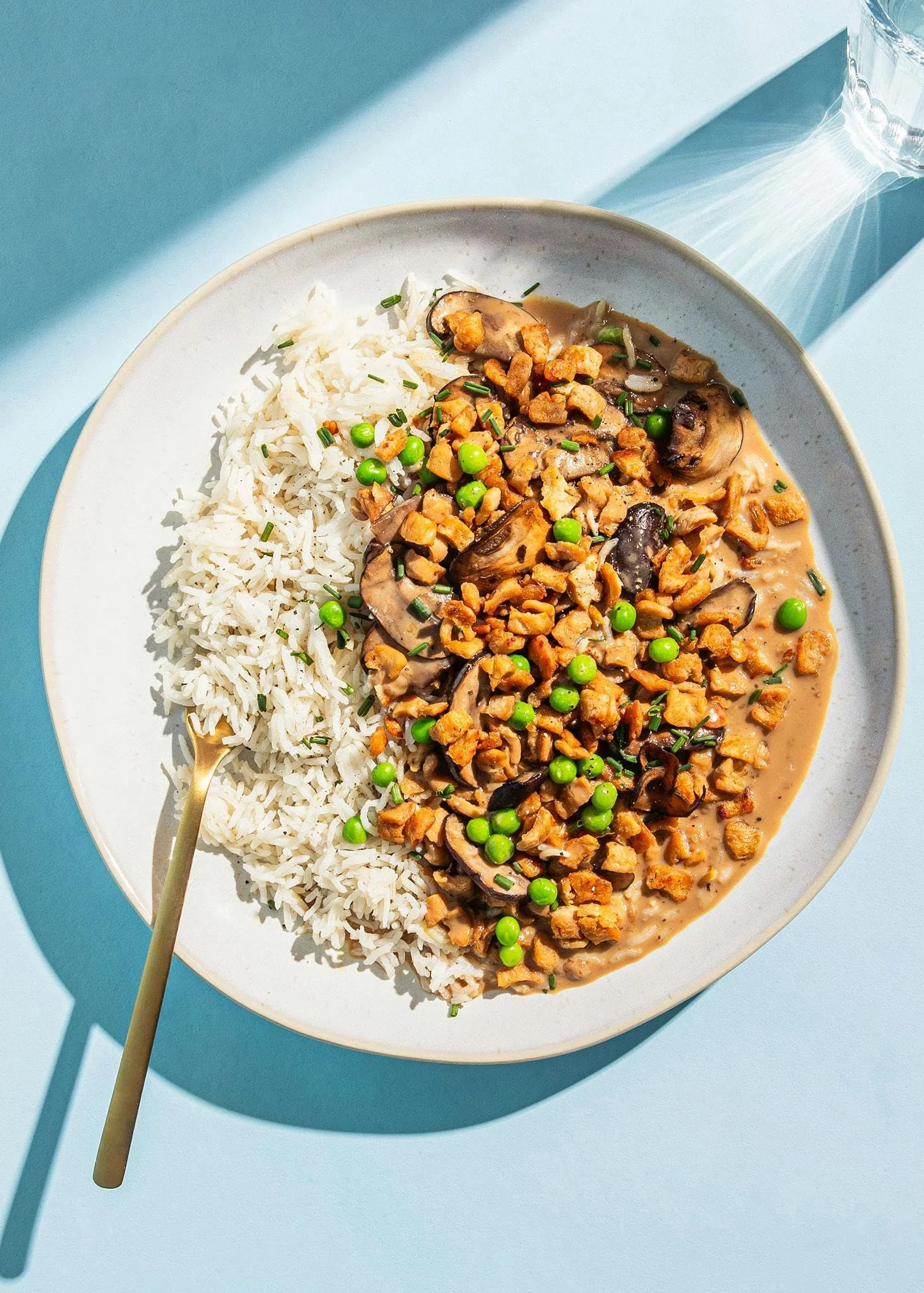 KoRo – Protéines de pois et de fèves gros morceaux 1kg – Alternative végétale sans soja – Texture fondante et riche en protéines – Idéal pour blanquettes et gyros