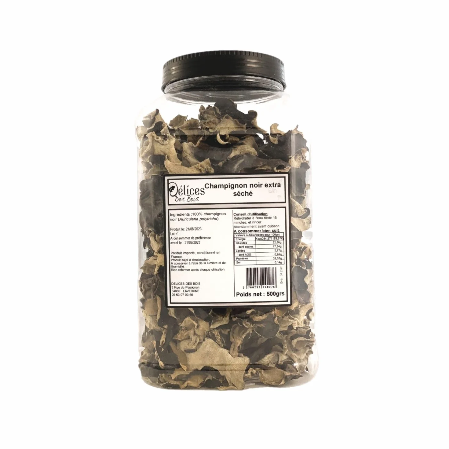 Champignon noir gros extra - Pot 500g