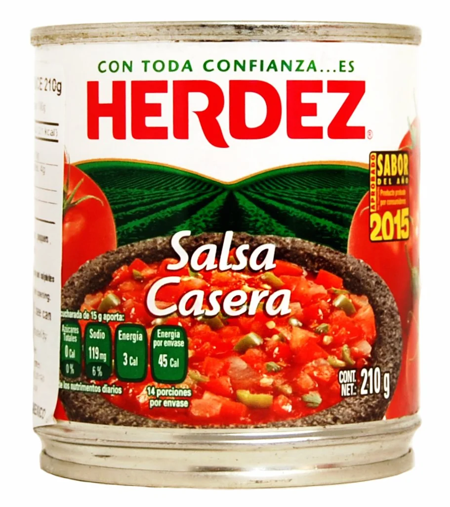 Mexgrocer Herdez Salsa Casera Lot de 2 boîtes de rangement