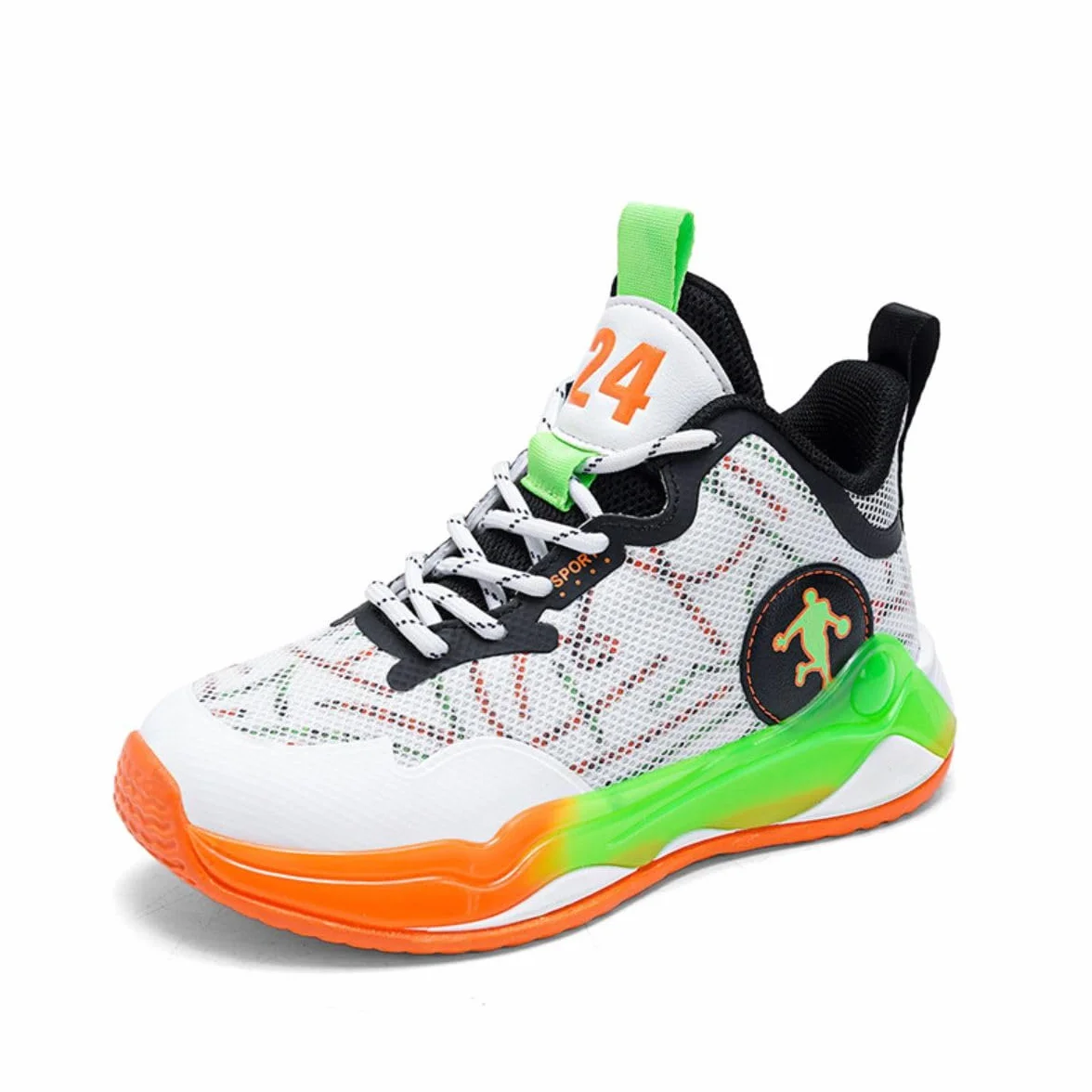 Chaussures de Basket-Ball pour Garçons et Filles de Sport et Course à Pied