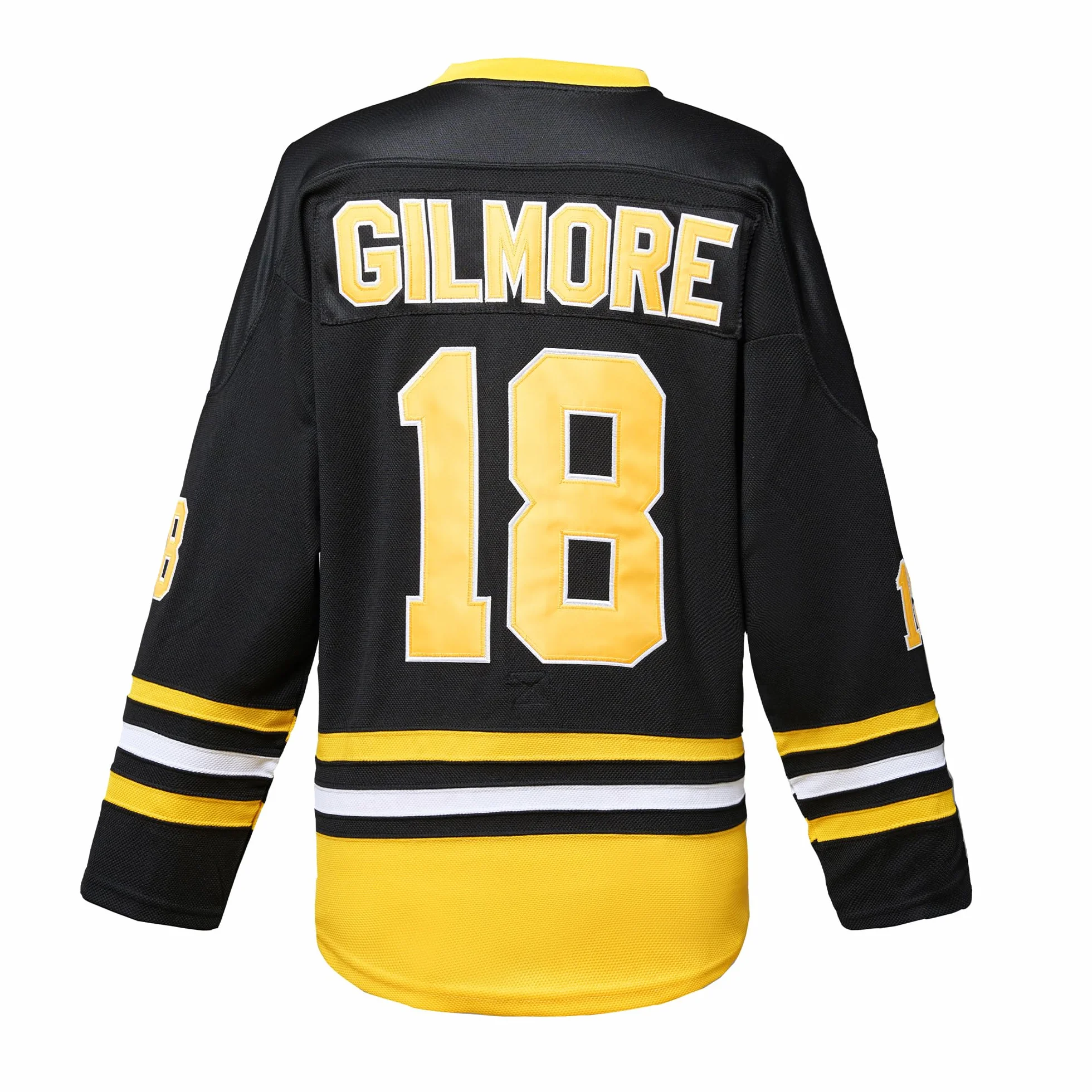 TRIVINKIN Happy Gilmore 18 Adam Sandler 1996 Maillot de hockey sur glace Noir