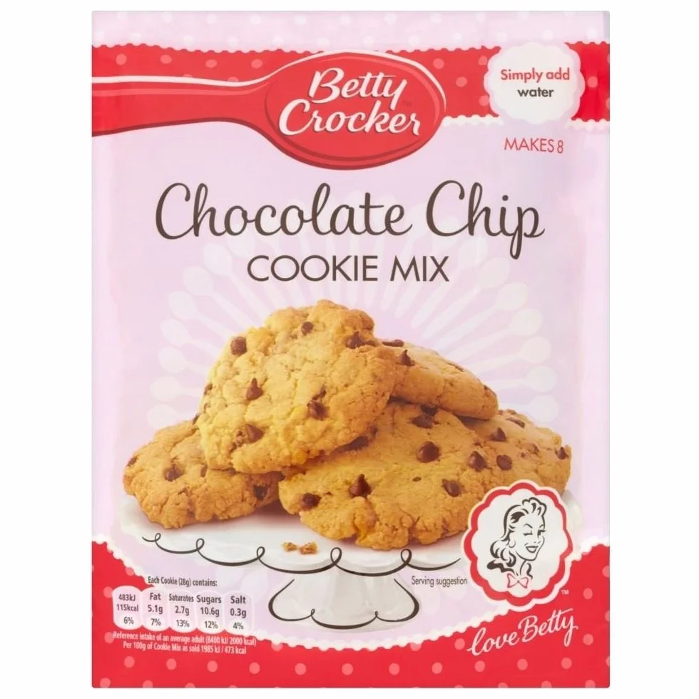 Betty Crocker Mix de chocolat puce Cookie (200g) (Lot de 2)