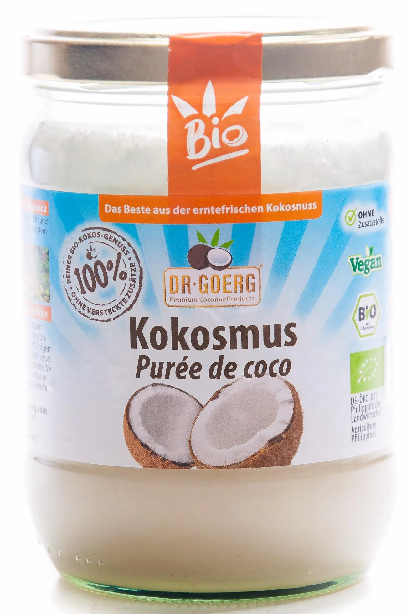 Dr. Goerg Bio-kokosmus purée de coco bio 500g