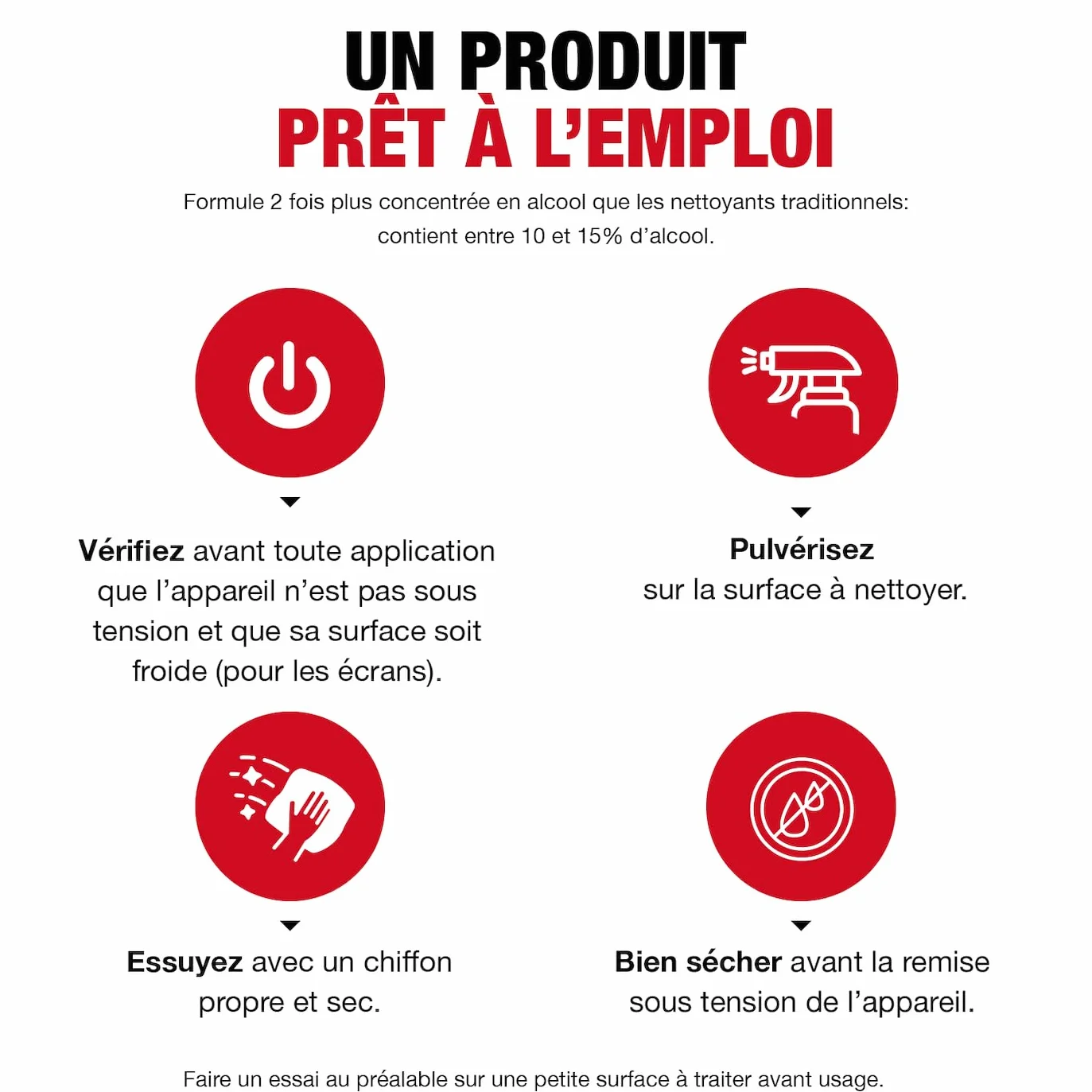 SPADO - Nettoyant vitres en gel - Anti-traces - Anti-pluie - Ne coule pas - Antibuée - pour vitre, miroirs et écran - 750 ML - Fabriqué en France