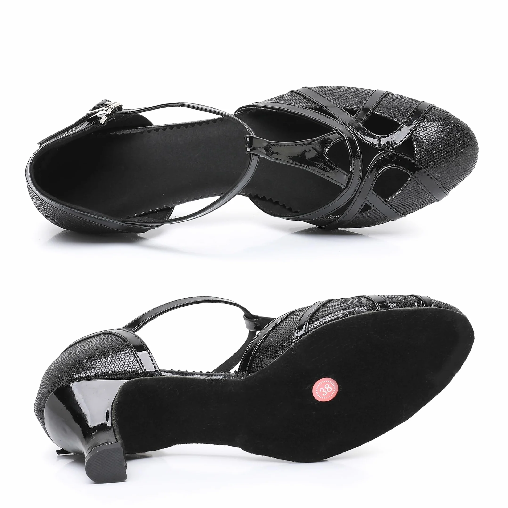 Rosefinch Chaussures de Danse Latine Femme Talon 5/7cm 34-41EU