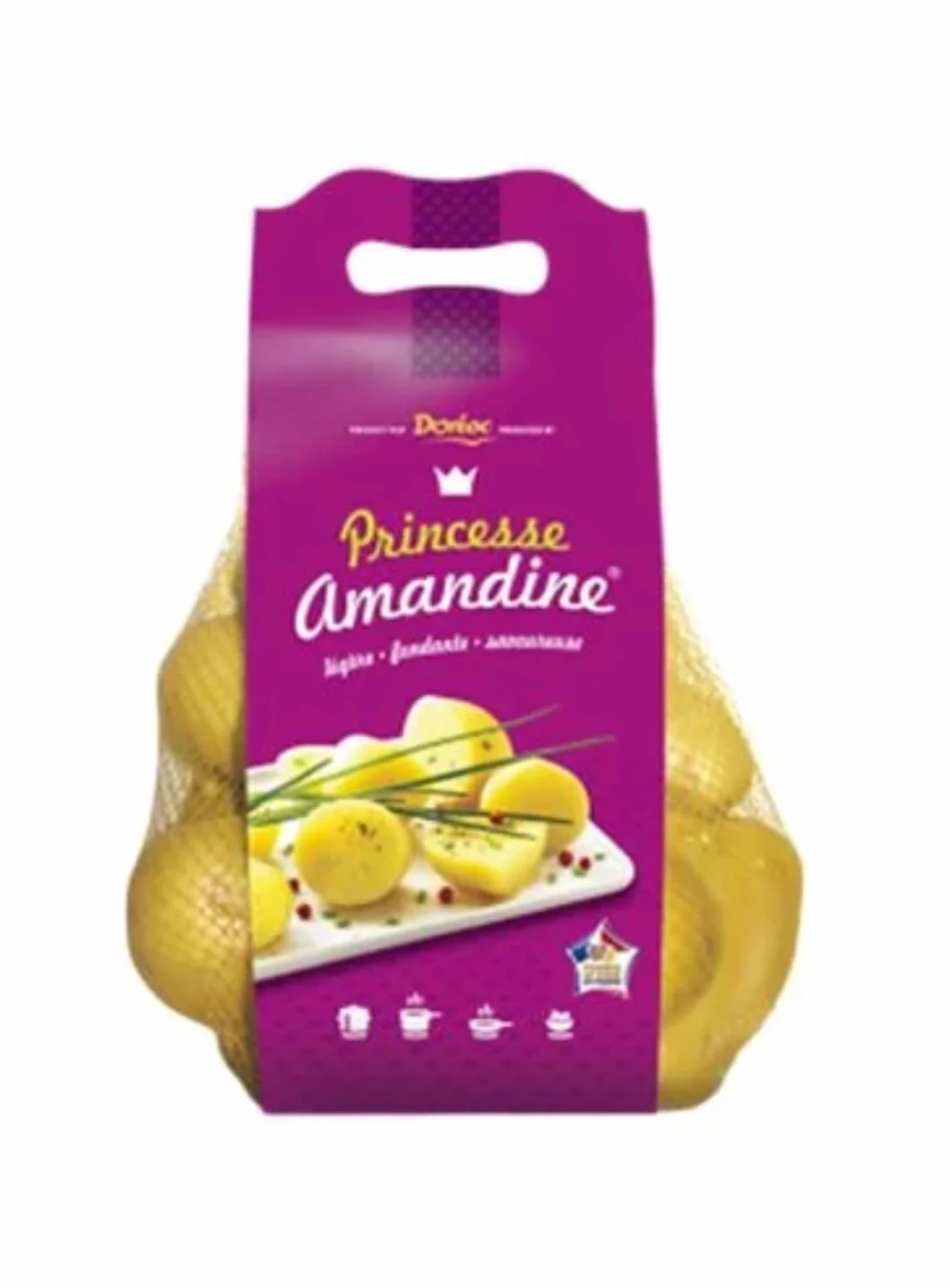 Pomme de Terre Amandine Calibre 35/55 mm Catégorie 1 2,5 kg/Filet - Livraison Gratuite France (1 filet)