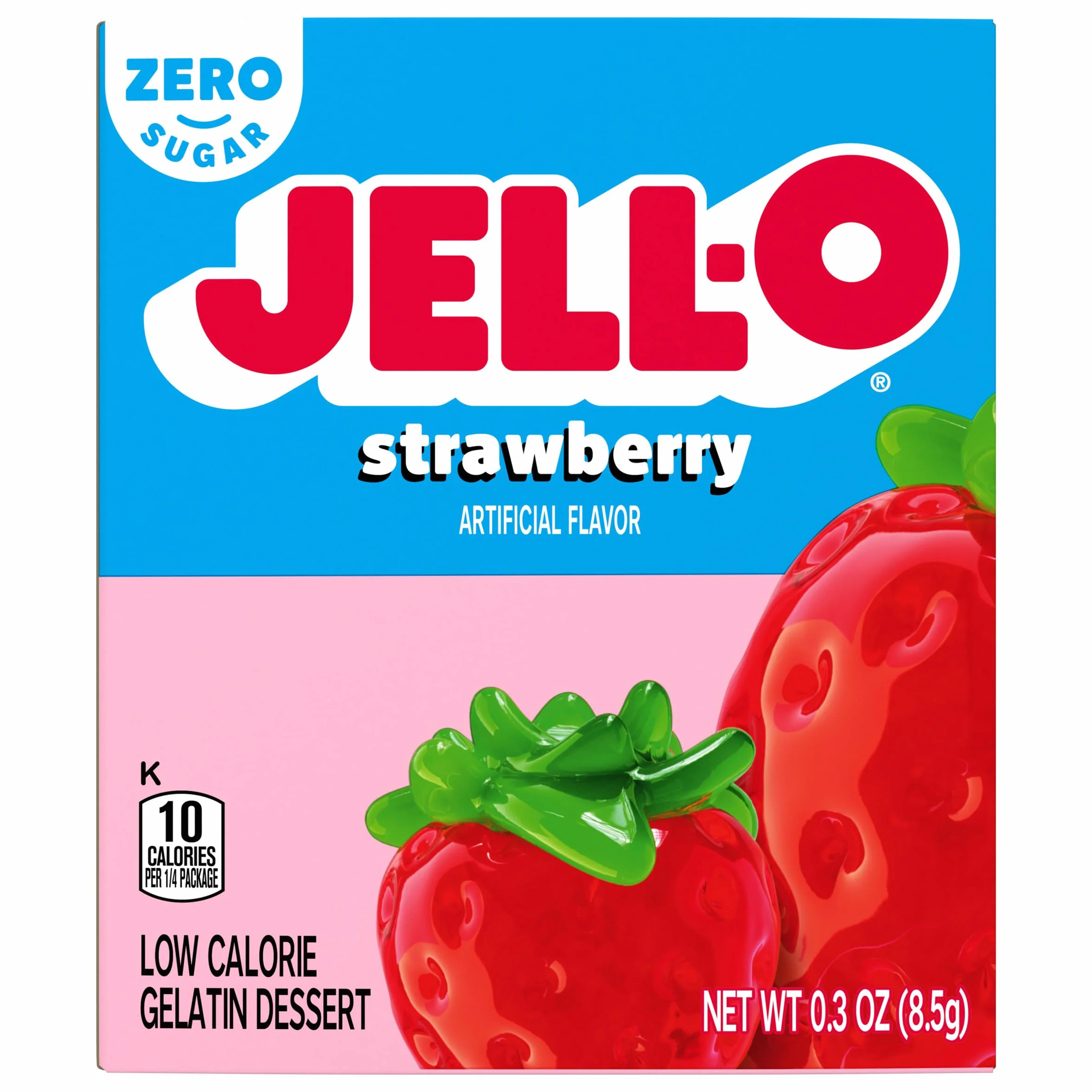 Jello Strawberry sans Sucre 8,5 g