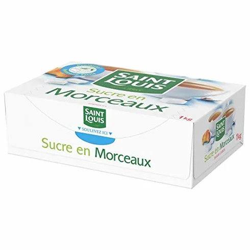 SAINT LOUIS - Sucre Morceaux N°4 1Kg - Lot De 4