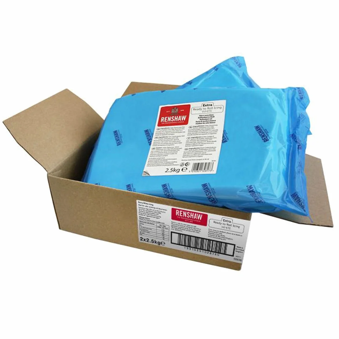 Renshaw Pâte à Sucre Extra Blanc 5 kg