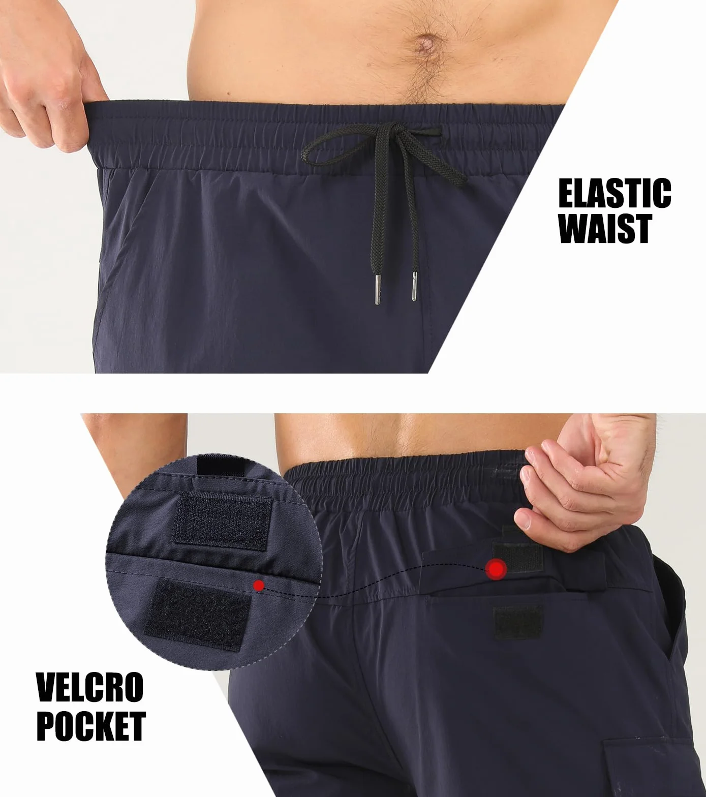 Superora Shorts Cargo Hommes Randonnée Respirants Séchage Rapide Classique Relaxed Fit Stretch Poches Multiples