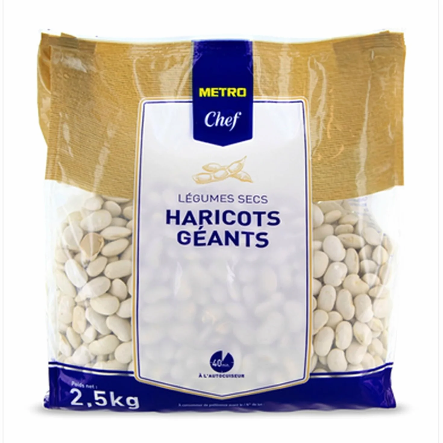 METRO Chef Haricots Soissons 2.5 kg