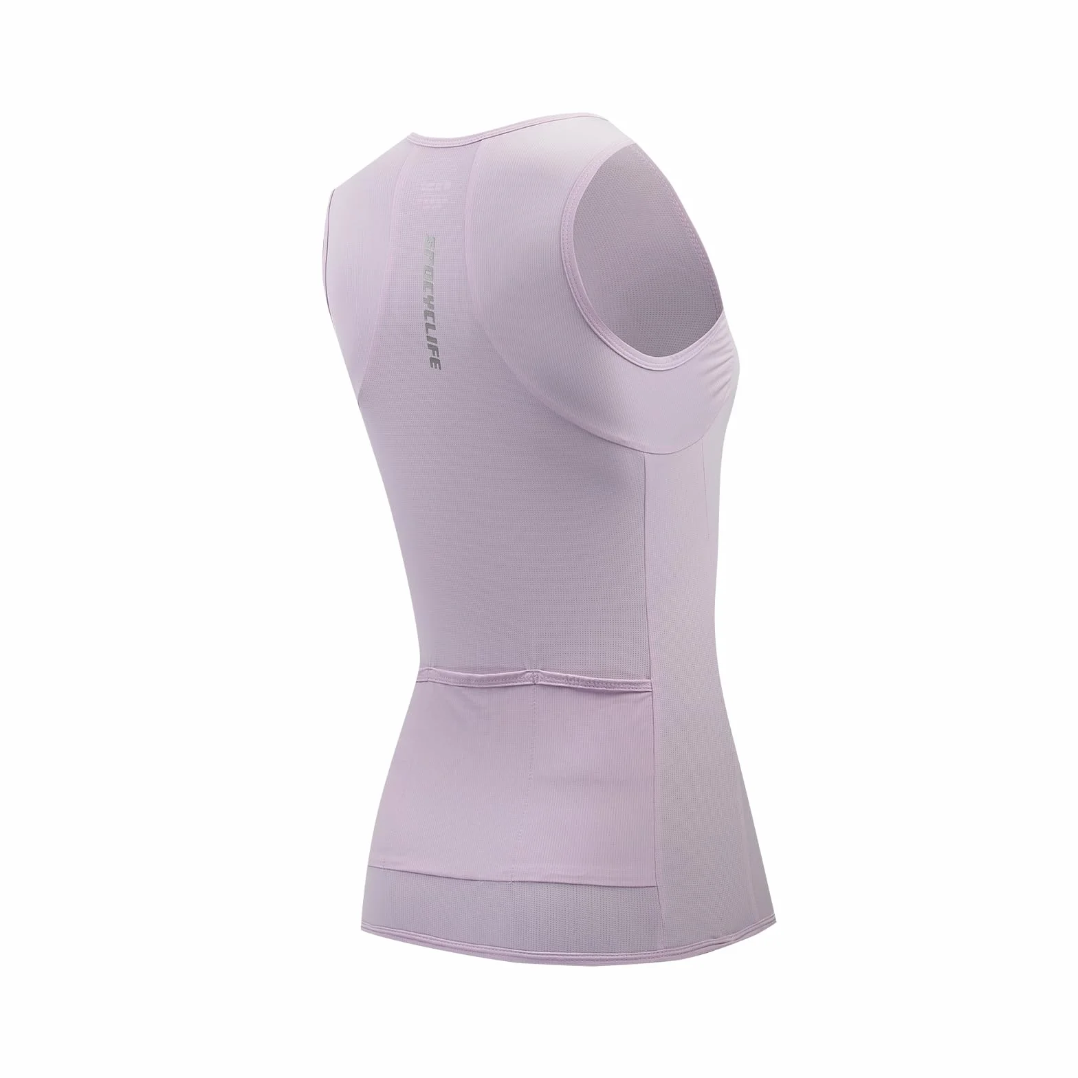 Maillot de Cyclisme sans Manches Femme, Respirant avec 3 Poches