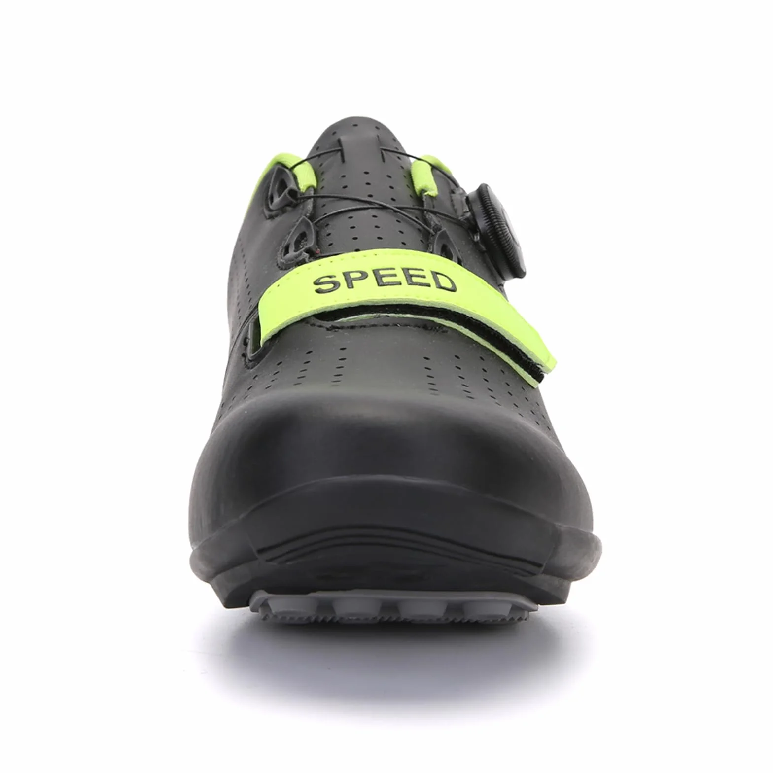 LZQpearl Chaussures De Cyclisme, Chaussures De Vélo Route Montagne Semelle Caoutchouc, Lacet Rotation Rapide