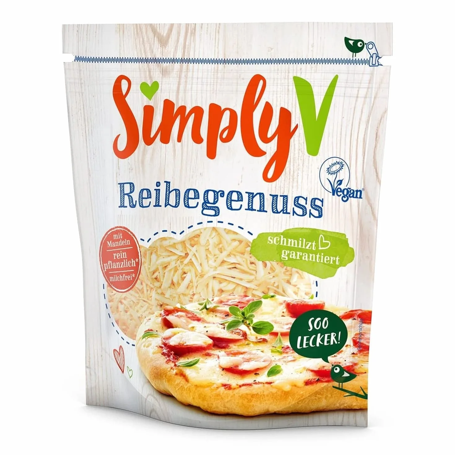 Simply V Reibegenuss (Alternative végane au fromage) 200g x 6 (1200g)