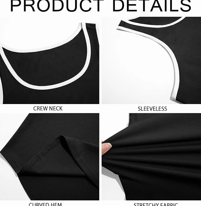 Runcati Débardeur sans manches pour homme T-shirt fonctionnel fitness bodybuilding sport course
