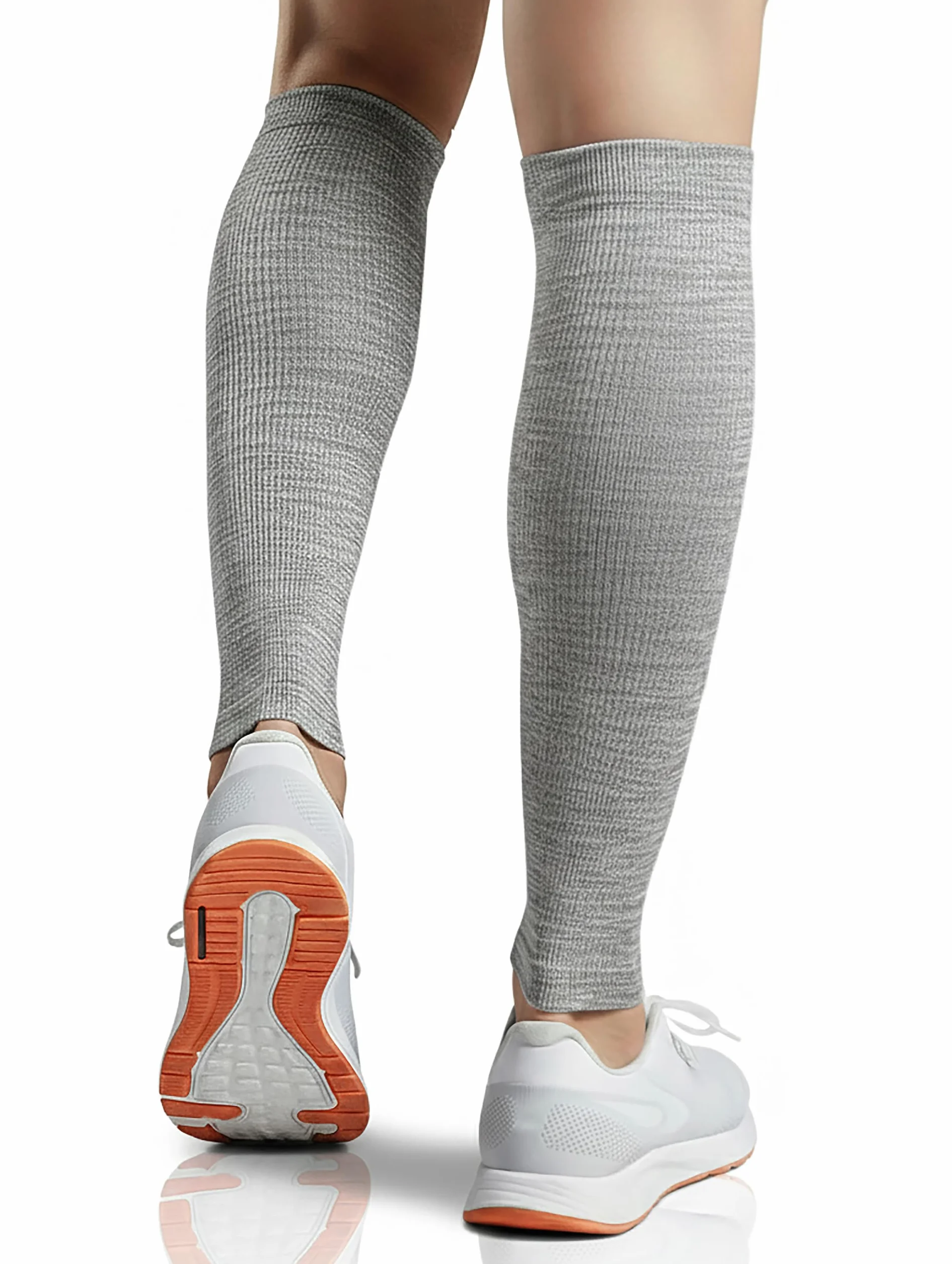 aZengear Manchons de Compression Mollets Hommes Femmes Attelles Tibia Maintien Mollet Chaussettes Contention Course Crampes XXL