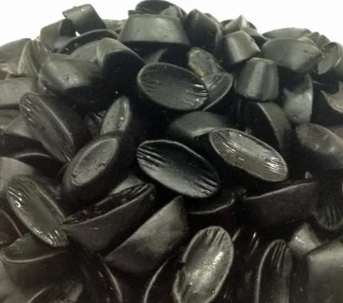 Bonbons en forme de barque à la réglisse gélifiés sans sucre light De Antoni 1 kg