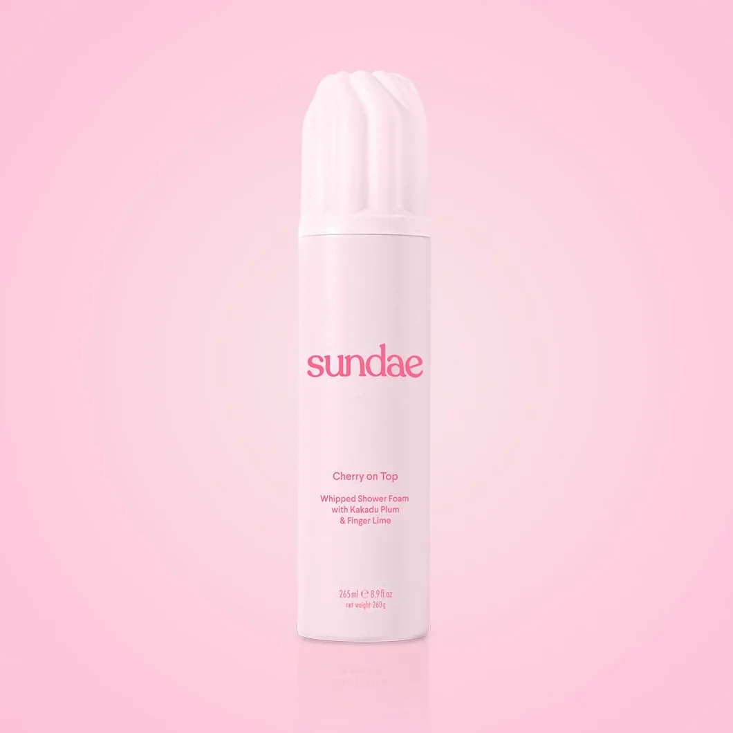 Sundae Cherry on Top Mousse de douche fouettée Prune Kakadu et citron vert 260 g