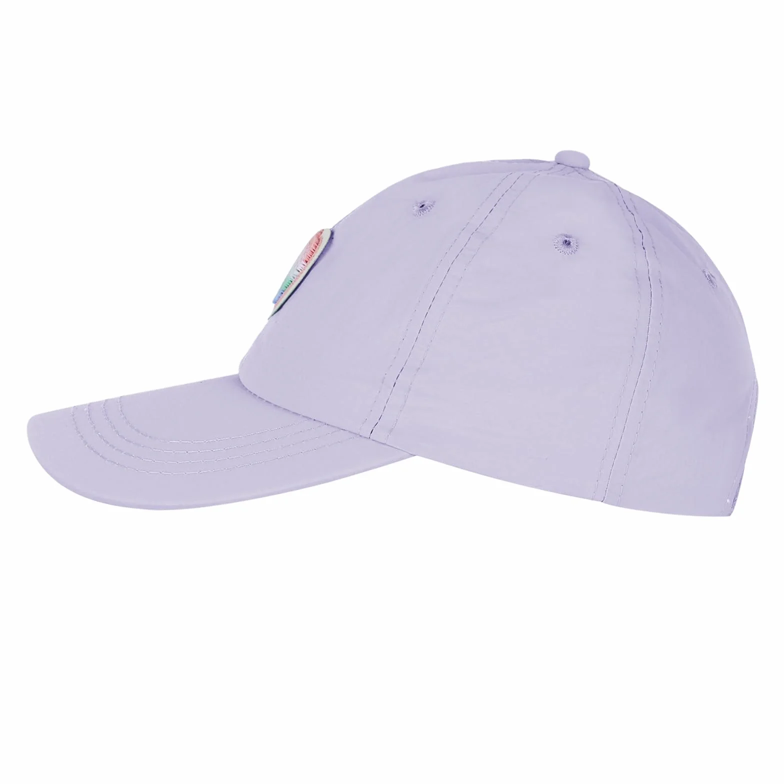 Casquette de Base-Ball Fille Motif Cœur Coloré Visière Enfant 3-8 Ans Chapeau Soleil Léger Respirant Réglable
