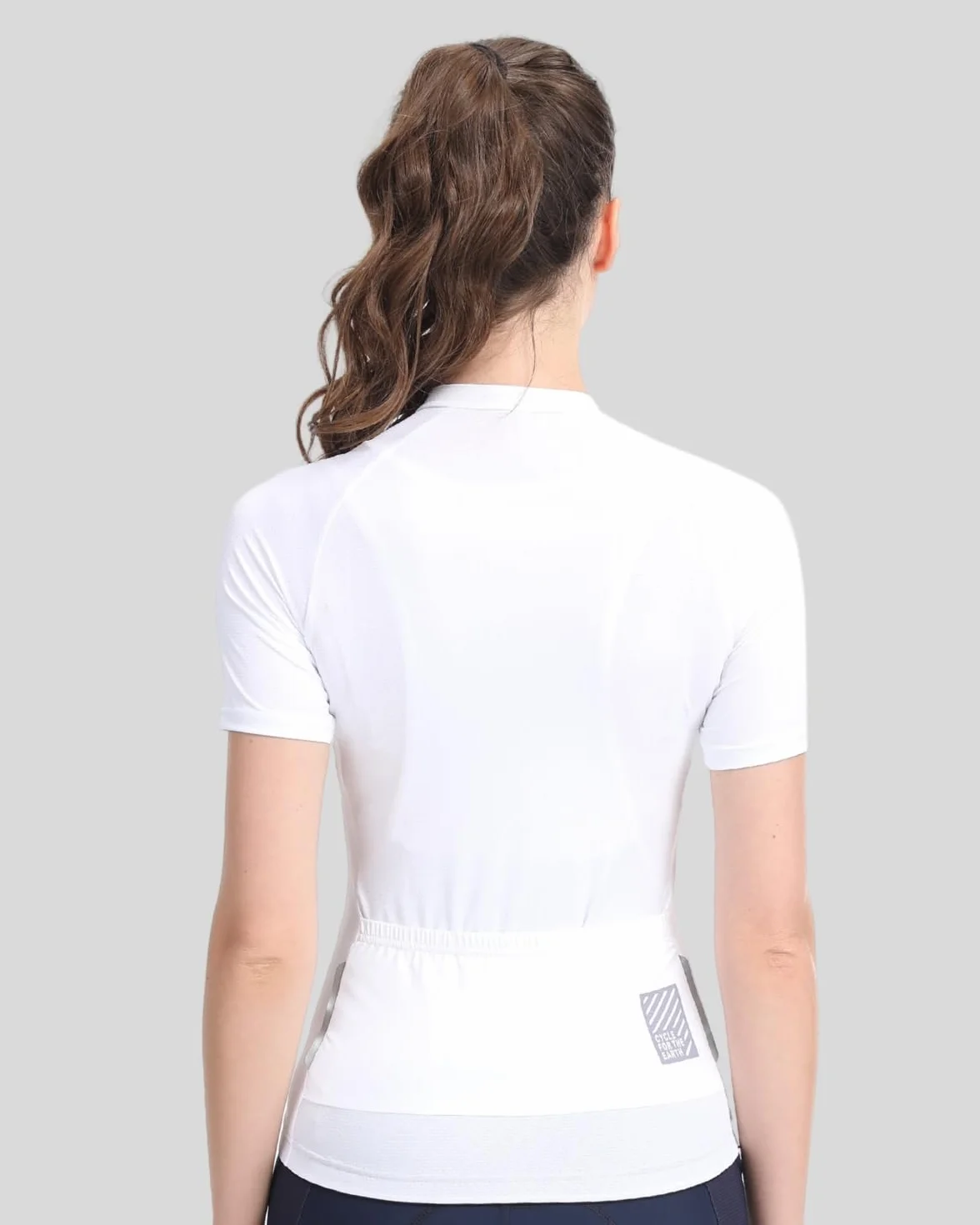 Lo.gas Maillot Cyclisme Femme Manches Courtes Respirant Poches Arrière