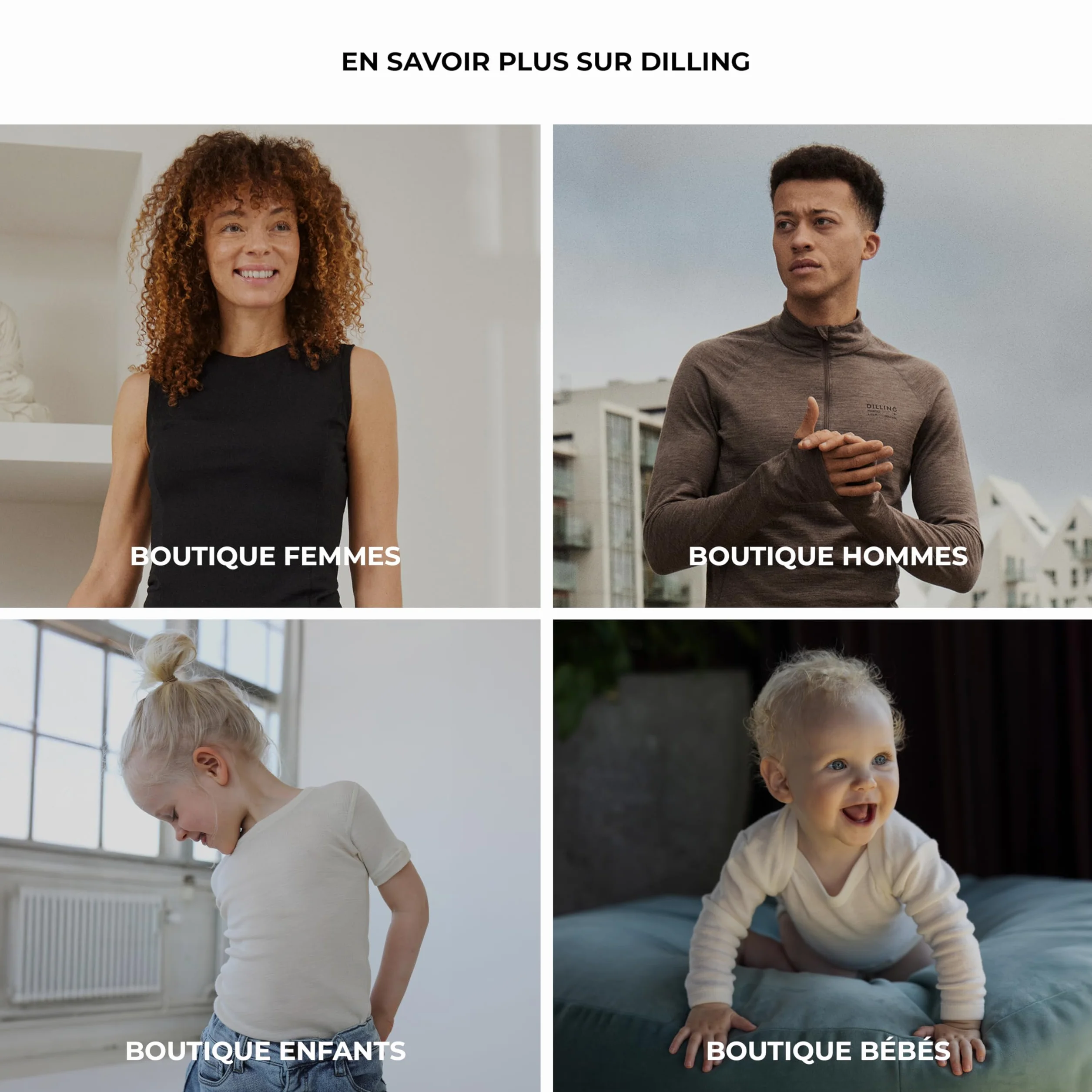 DILLING Legging pour Enfant en Laine à côtes Larges Gris Mélange