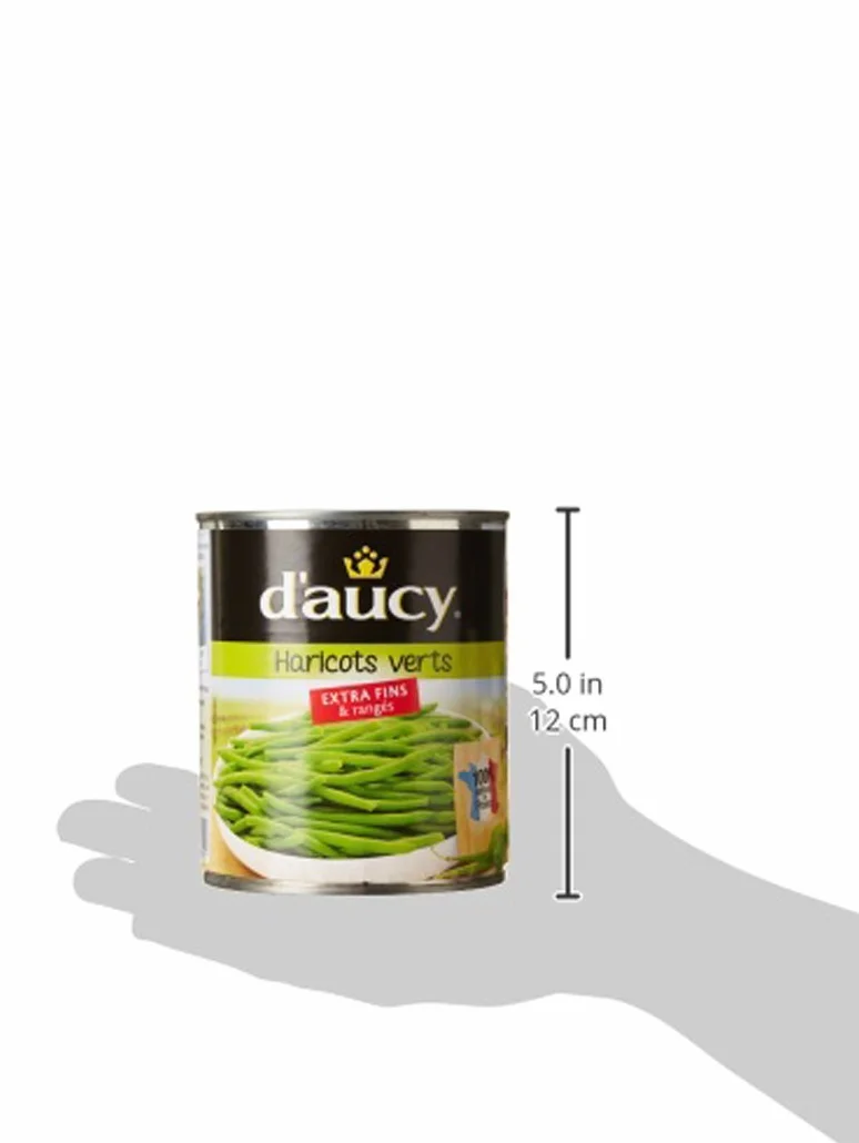 D'Aucy Haricots Verts Extra Fins, 440g