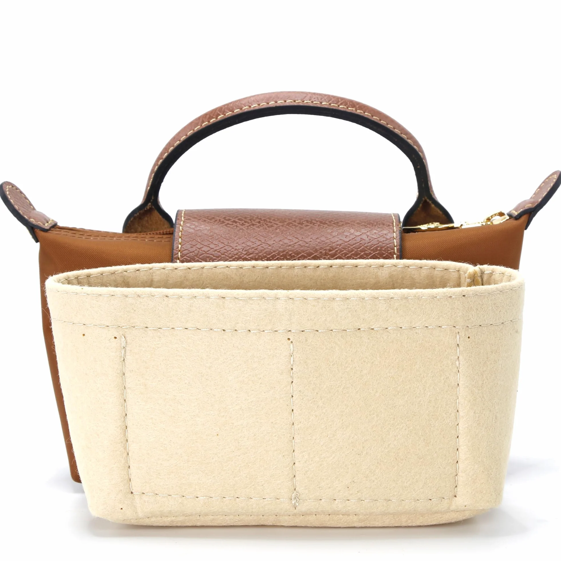 Mini organiseur de sac à dos fourre-tout Beige
