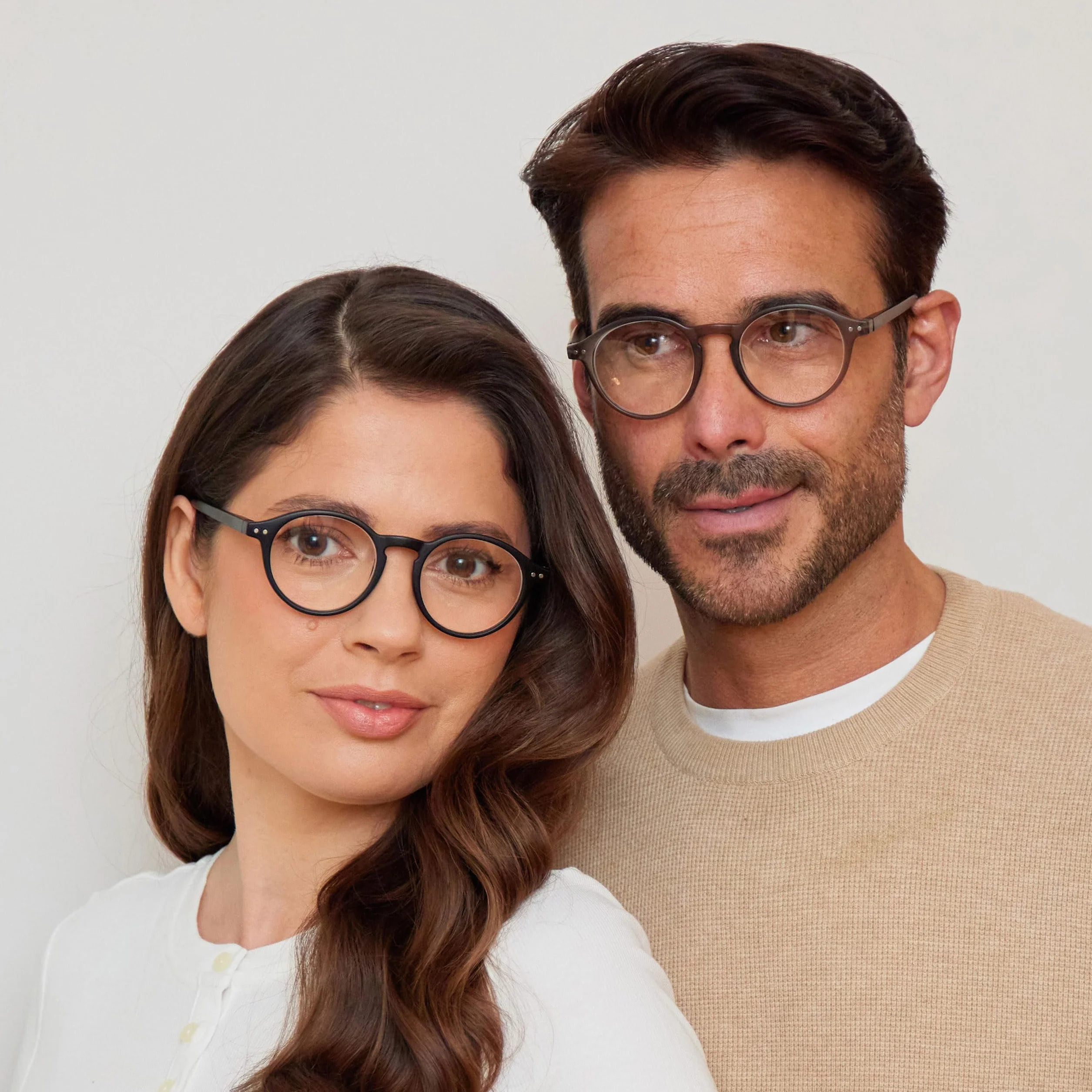 OPULIZE REY Lunettes de Lecture + Solaires Lot de 5 Montures Rondes Noir Mat Marron Bleu Gris Noir Hommes Femmes +3.00