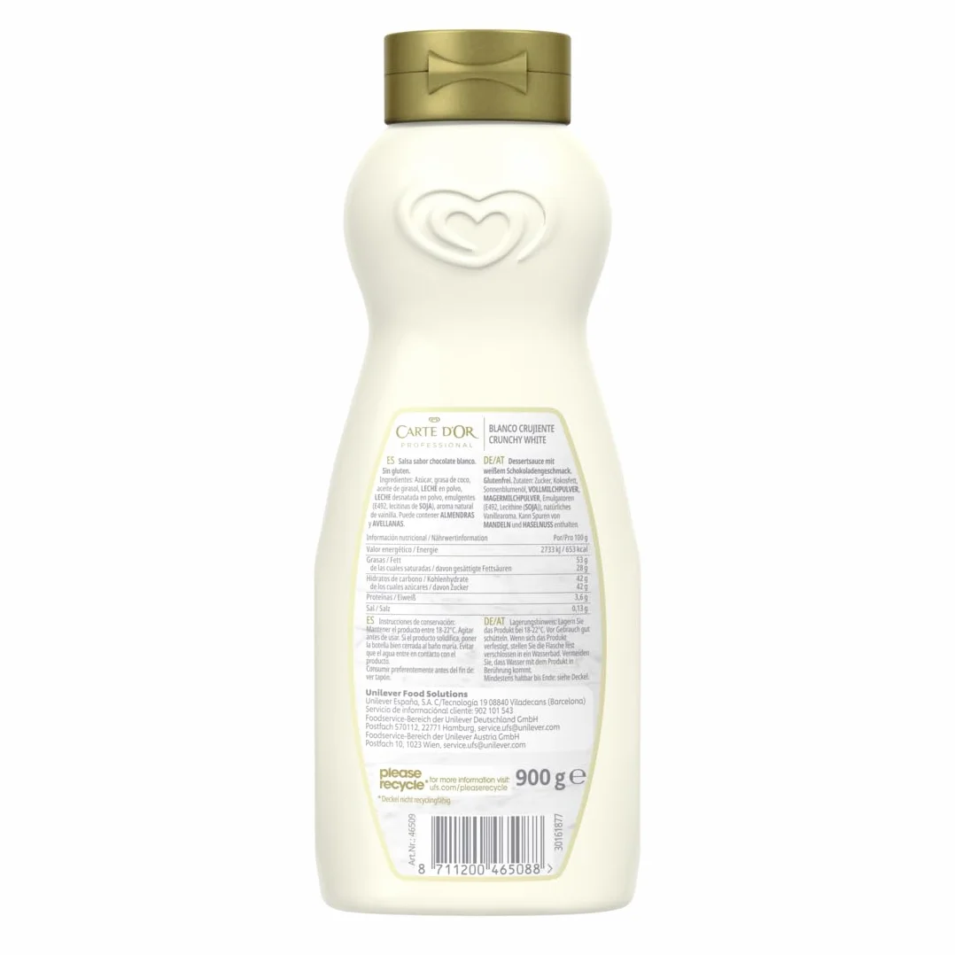 GARNITURE DE CHOCOLAT BLANC CROUSTILLANT GR.900