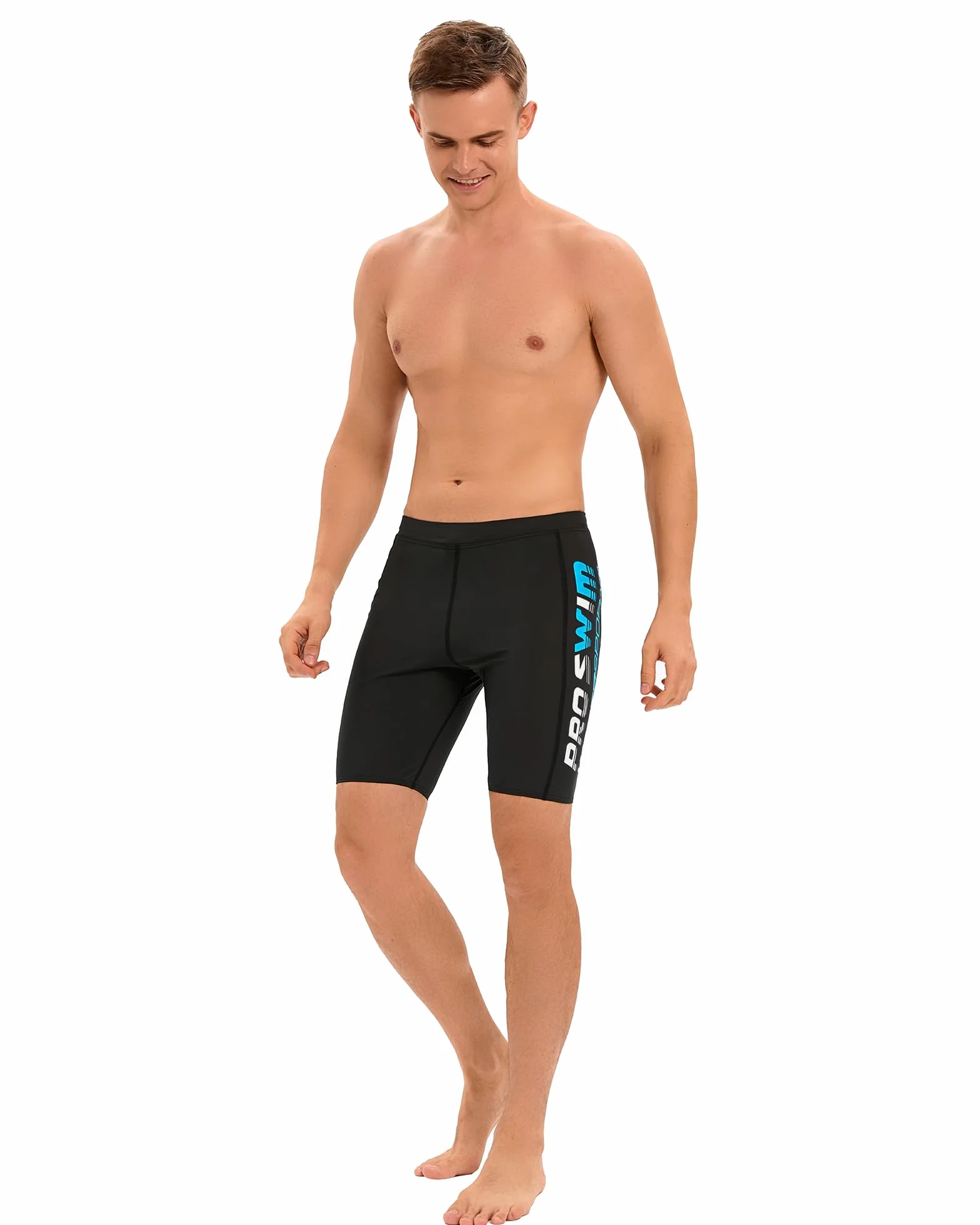 Veranobreeze Maillot de Bain Homme Jammer Natation Compétition Pantalon Endurance Long Racing Training