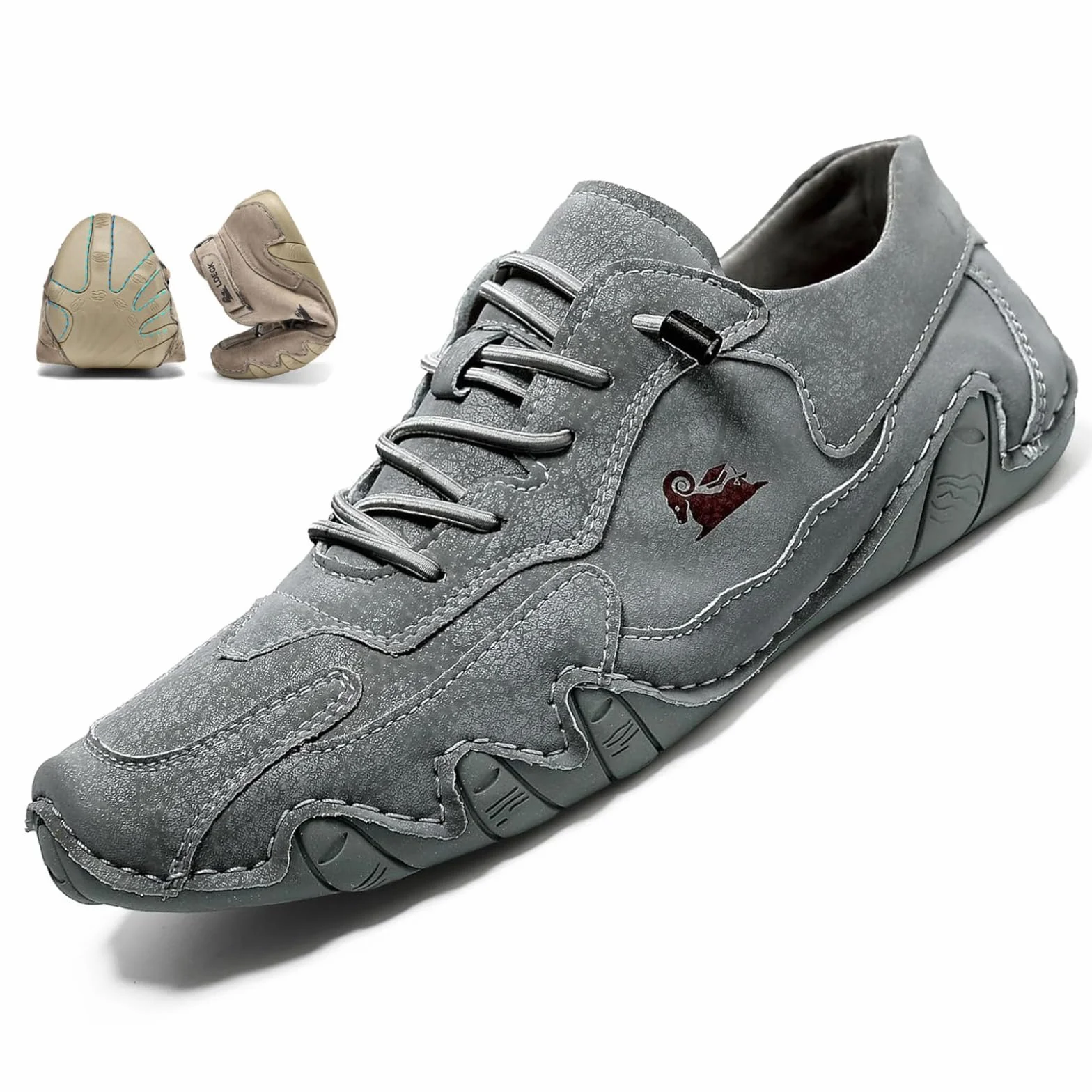 Vogany Baskets orthopédiques pour homme et femme Chaussures imperméables respirantes en daim léger