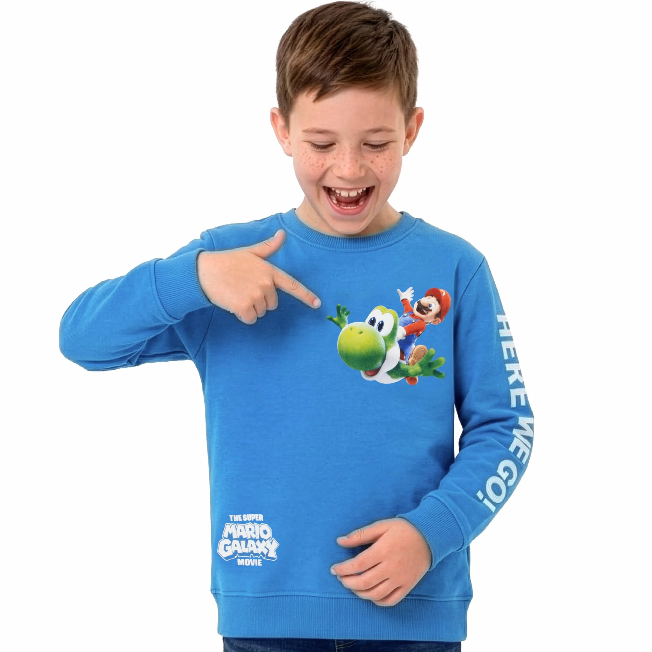 Pull Enfant Super Mario Galaxy Le Film Garçon Sweatshirt
