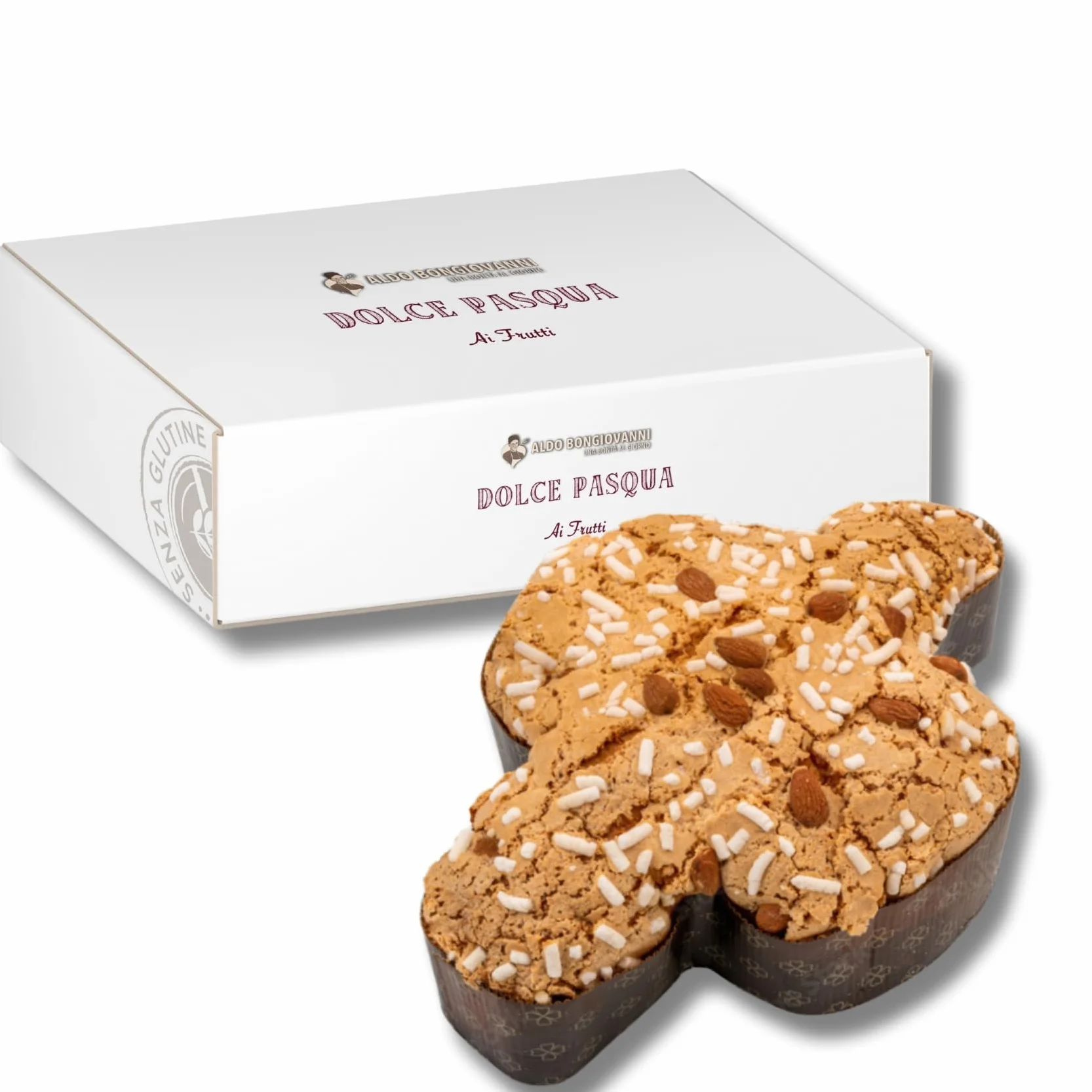 Dessert de Pâques Sans Gluten et Sans Laitiers, Gâteau Artisanal aux Raisins Secs et Fruits Confits, 700 Gr
