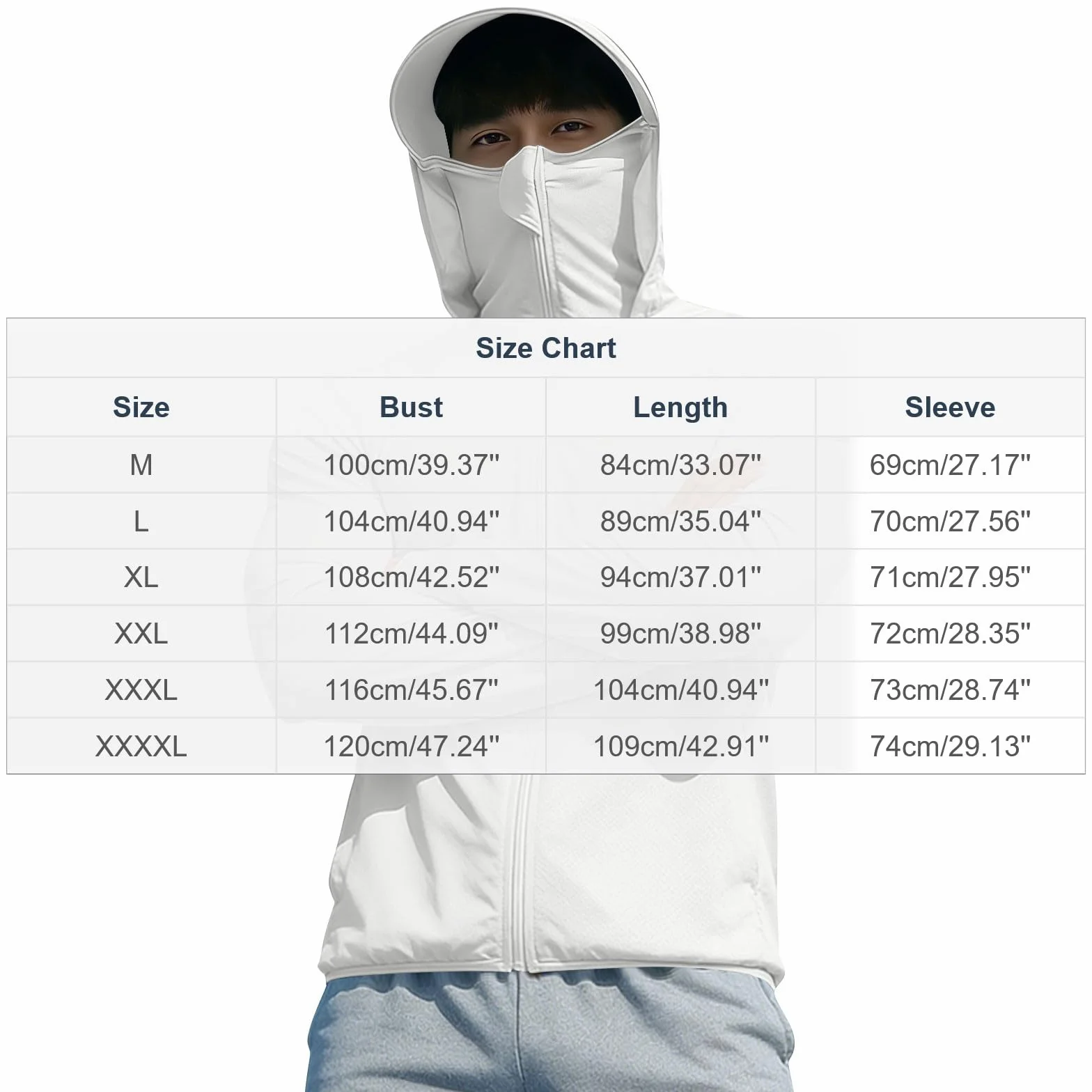 Veste Légère Anti UV Homme Protection Solaire Sweat Capuche Respirant Sport Randonnée Pêche Grande Taille