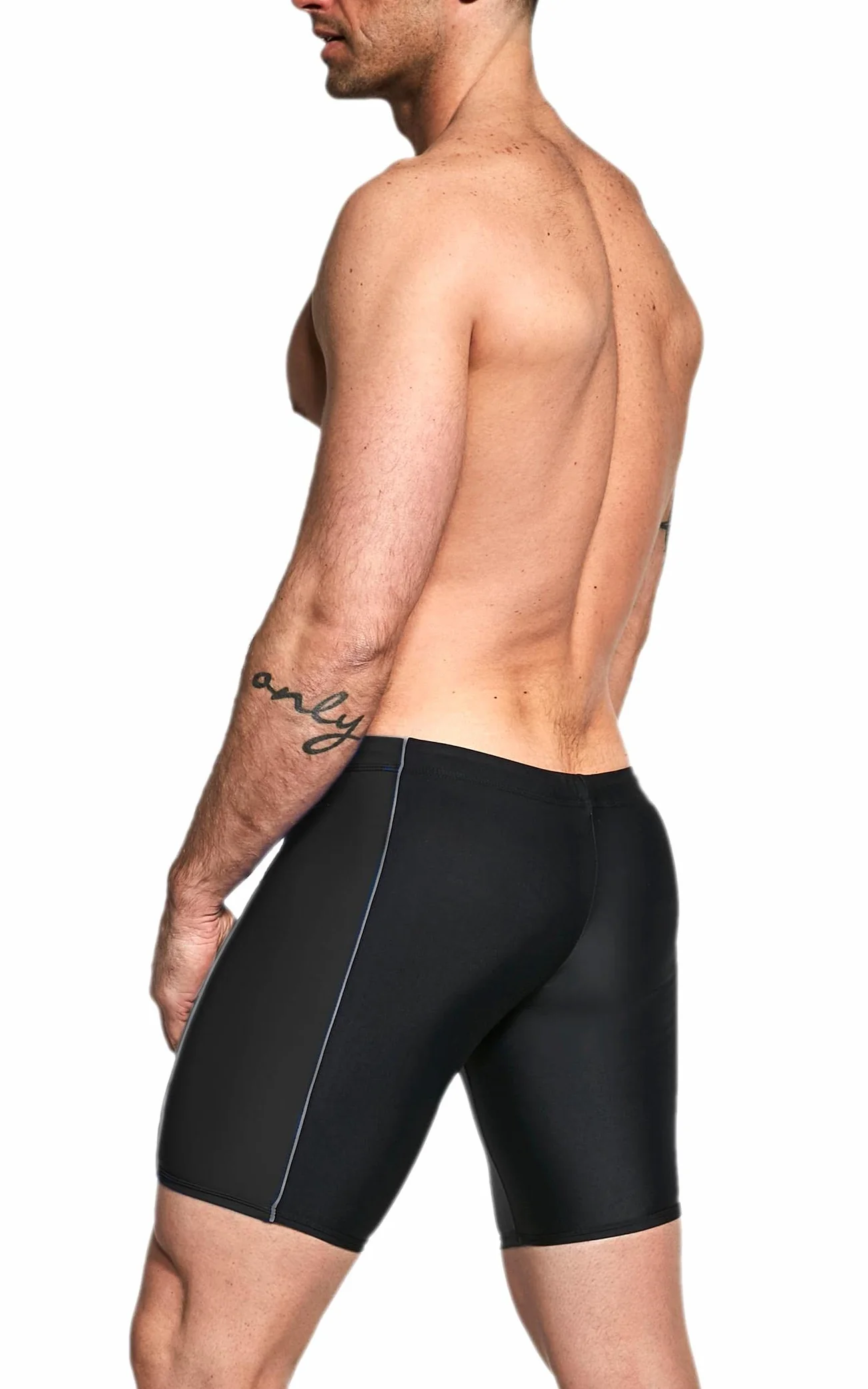 Aquarti Maillot de Bain Sport Long Boxer Homme Jammer