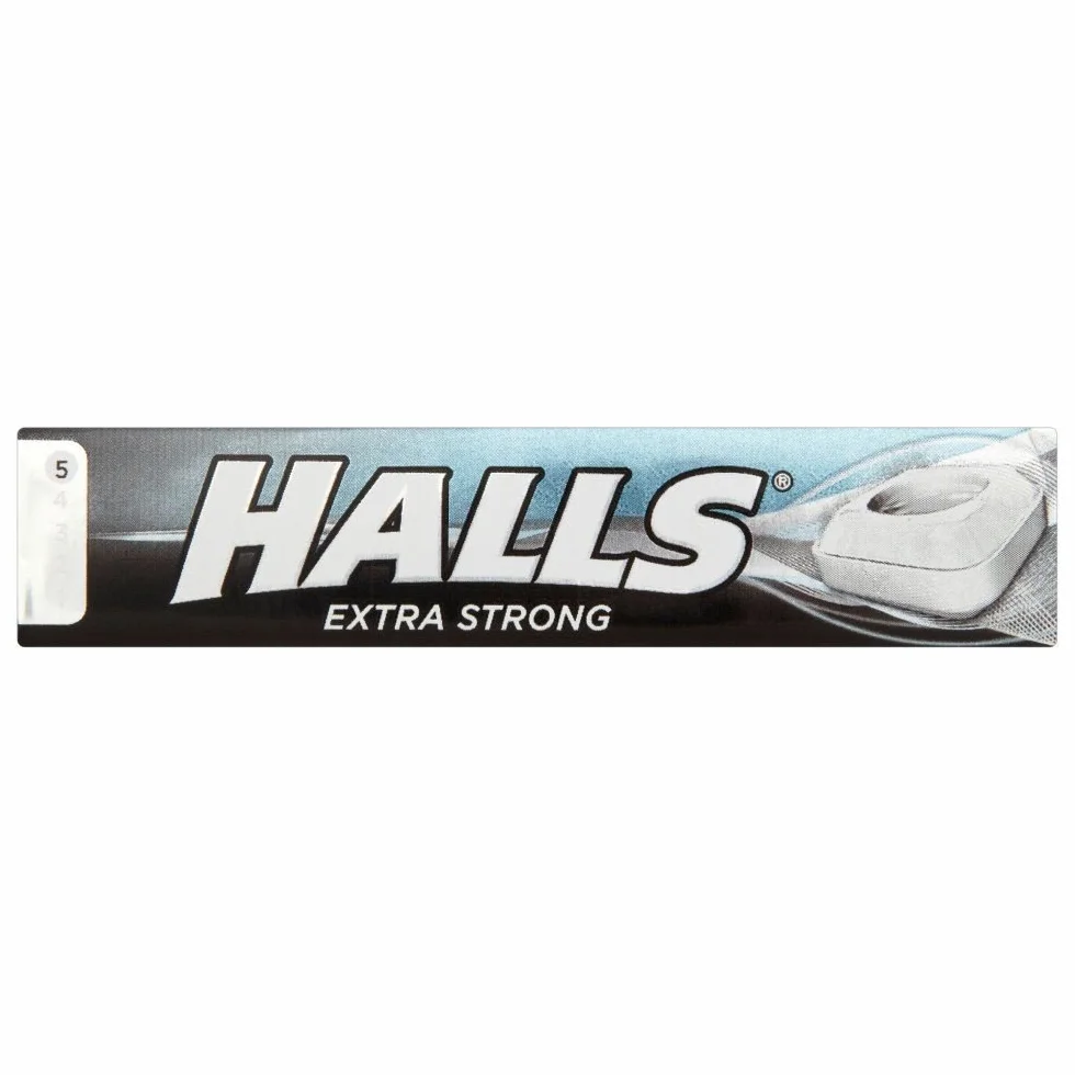 Halls Bonbons à la menthe extra-forte lot 6x35g