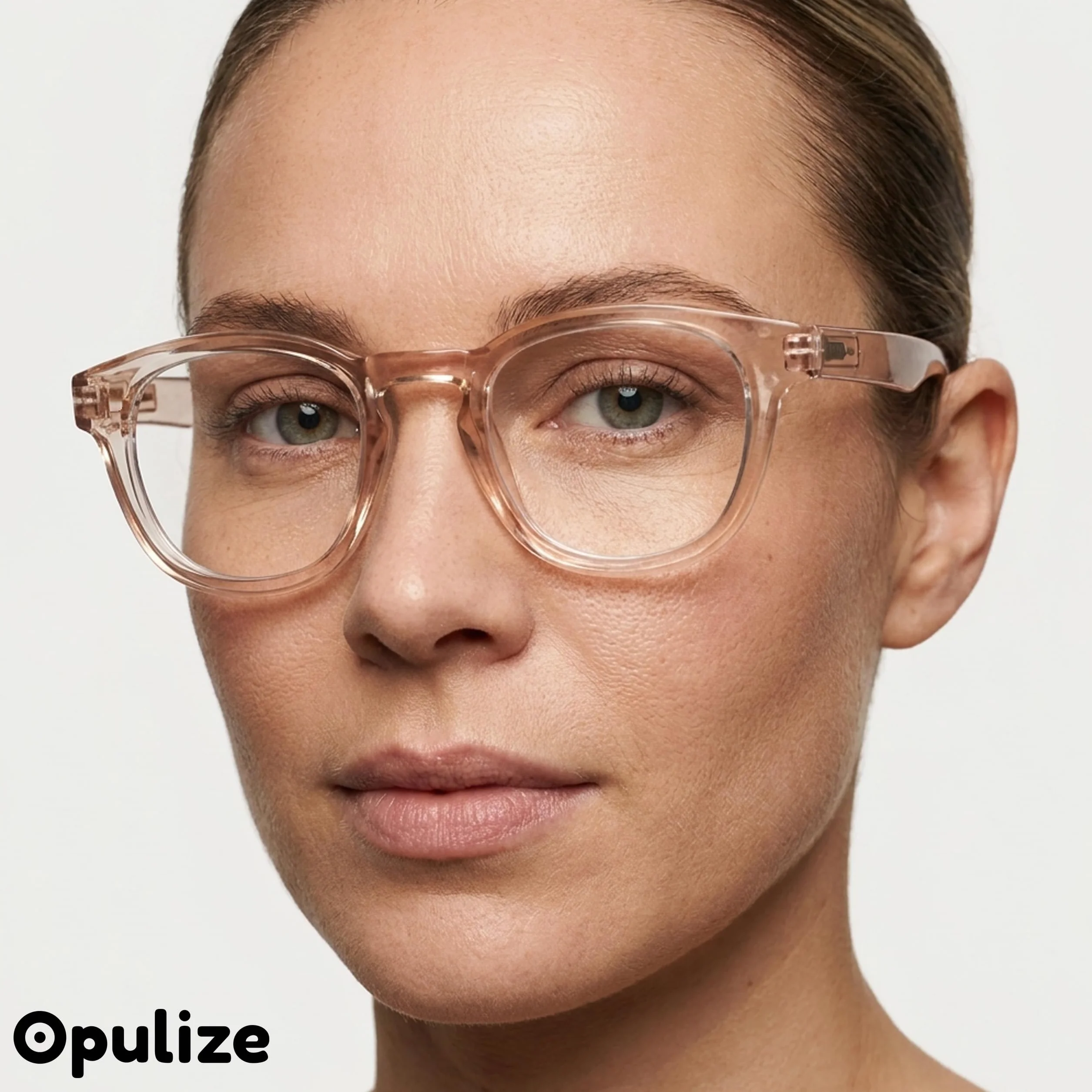 OPULIZE AWE Lunettes de lecture anti-lumière bleue rondes rétro antireflet protection UV Transparent +1.50