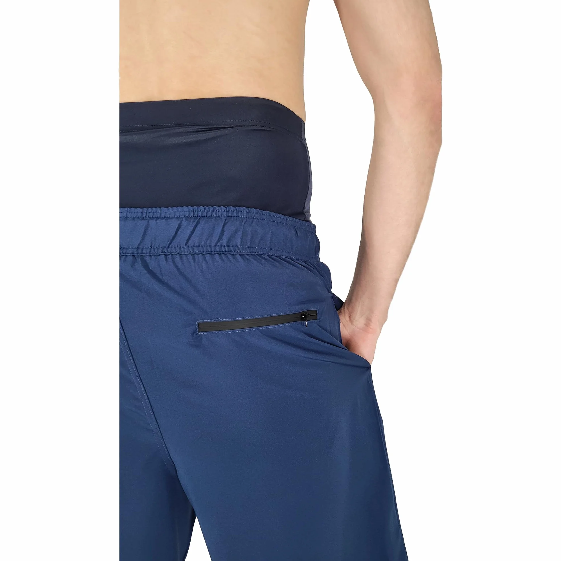 Maillot de Bain Homme Musulman Long Awrah avec Legging Intégré Anti-UV Séchage Rapide